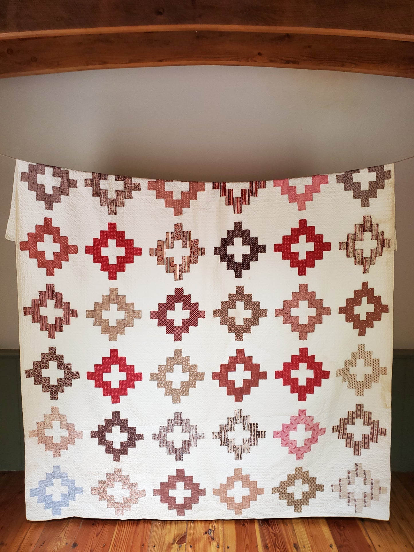 19th Cent Album Block Quilt