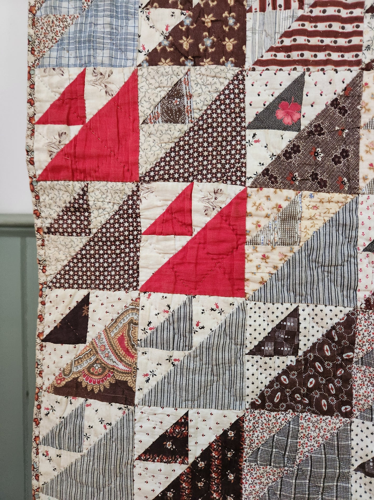 Antique Crib Quilt c1880