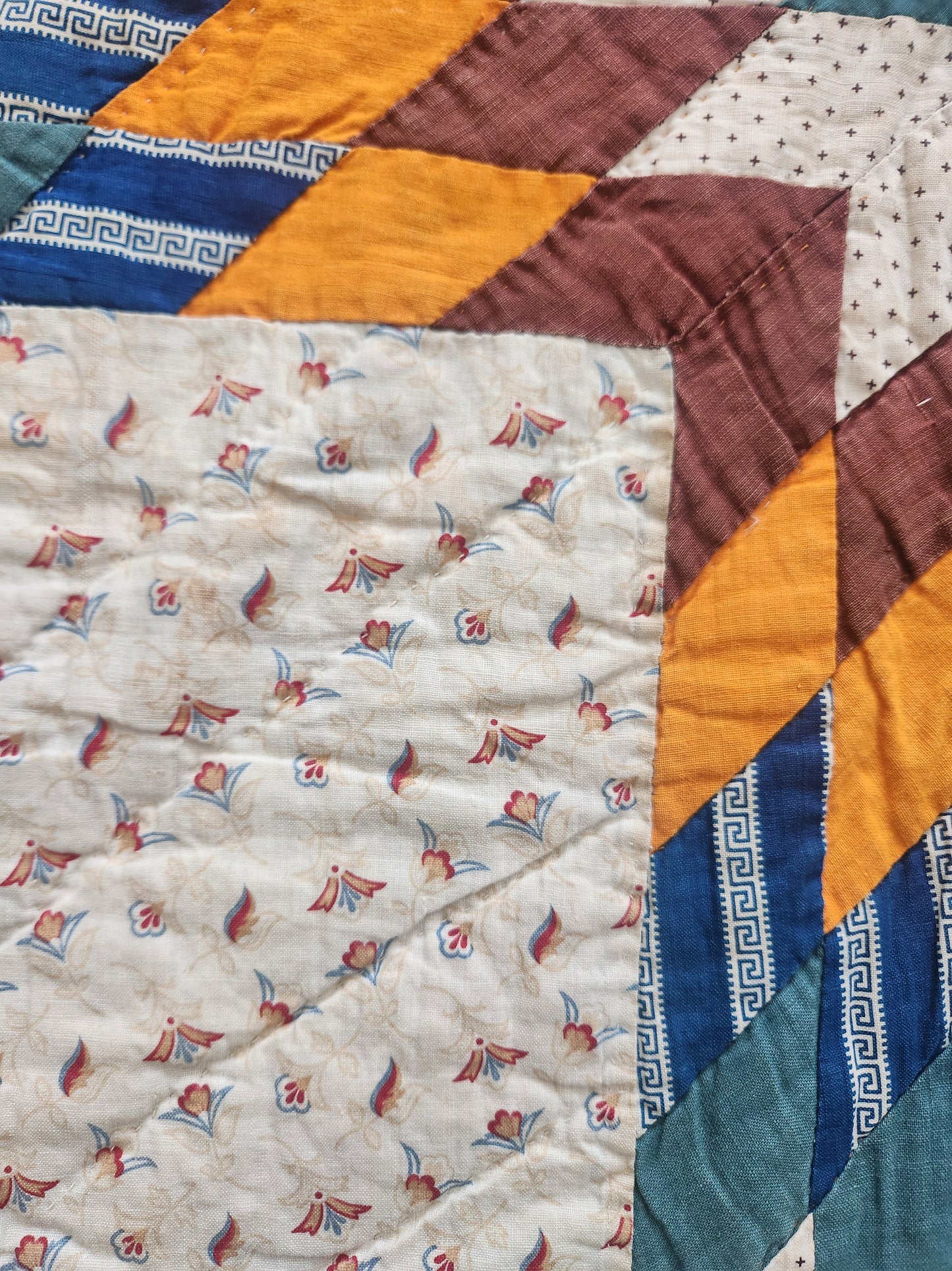 Vintage Lone Star Quilt c1920