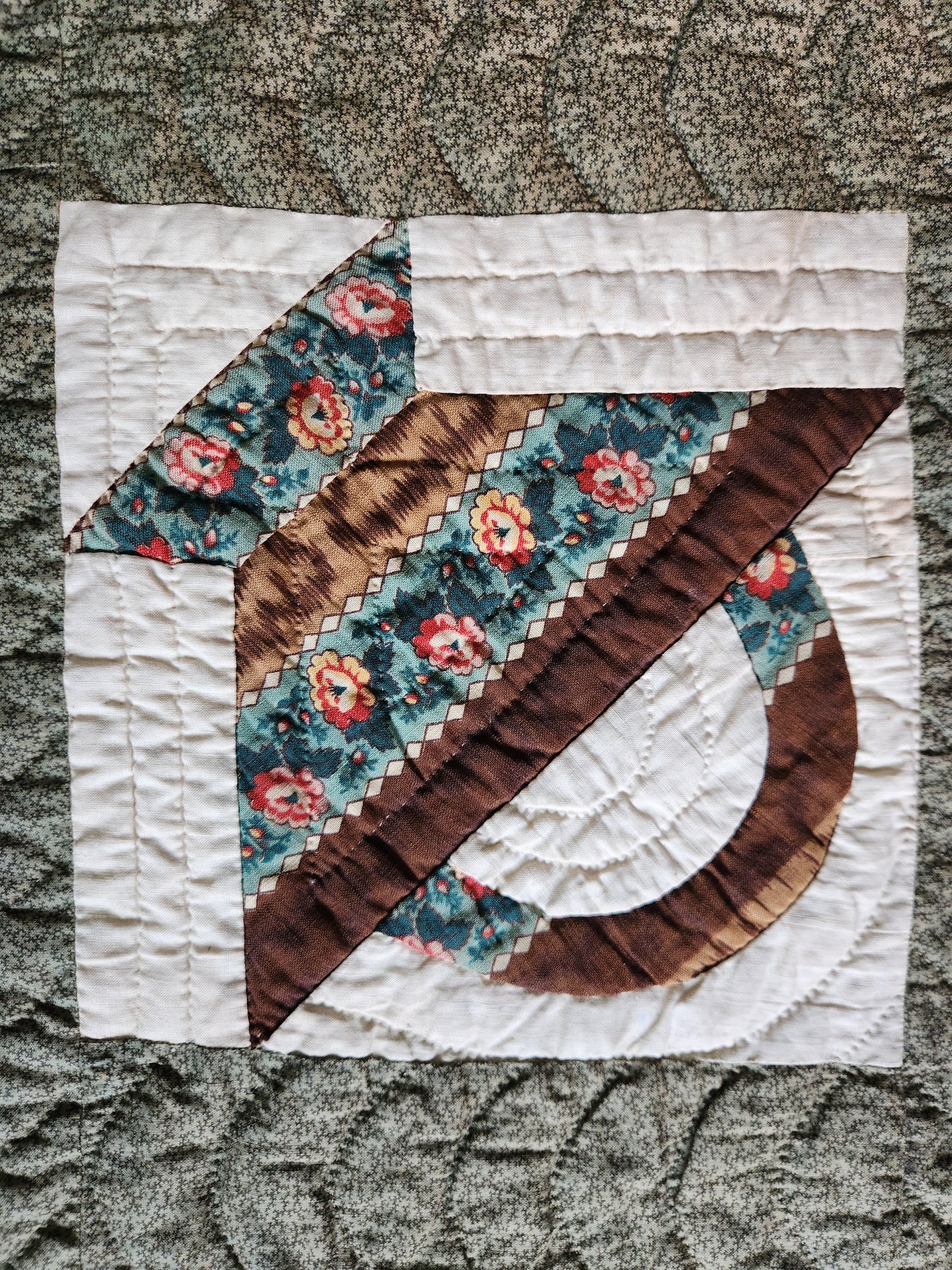 Antique 19th Century Baskets Quilt