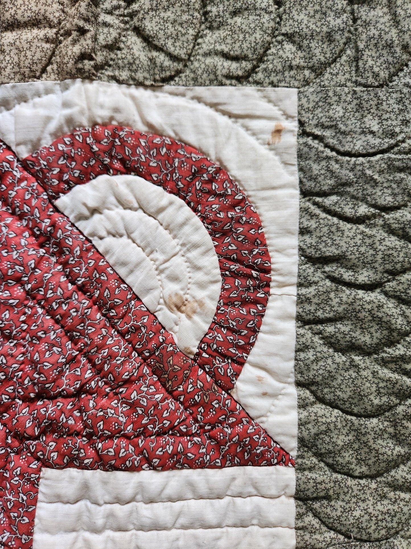 Antique 19th Century Baskets Quilt