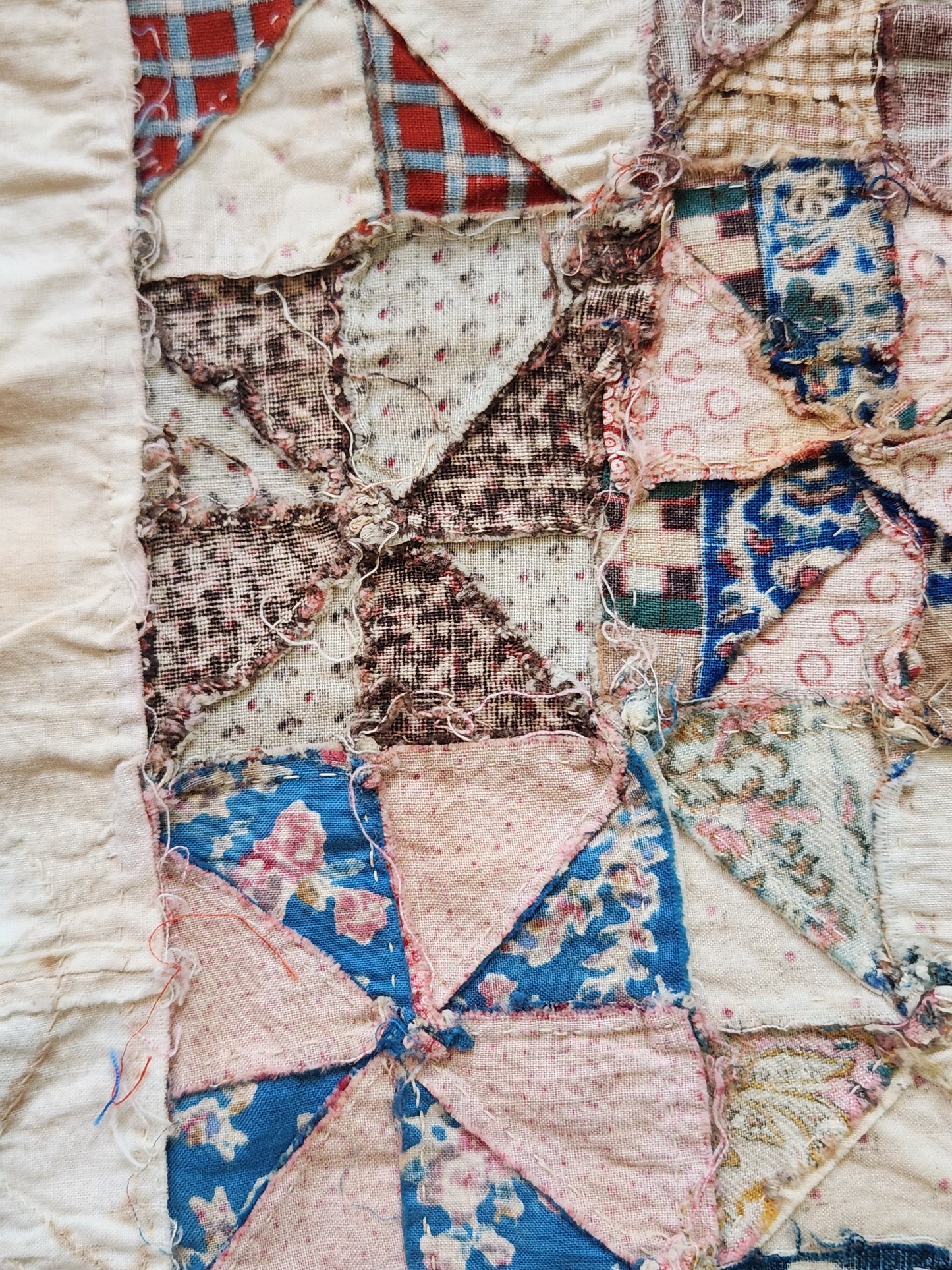 Antique Improvisational Quilt Top