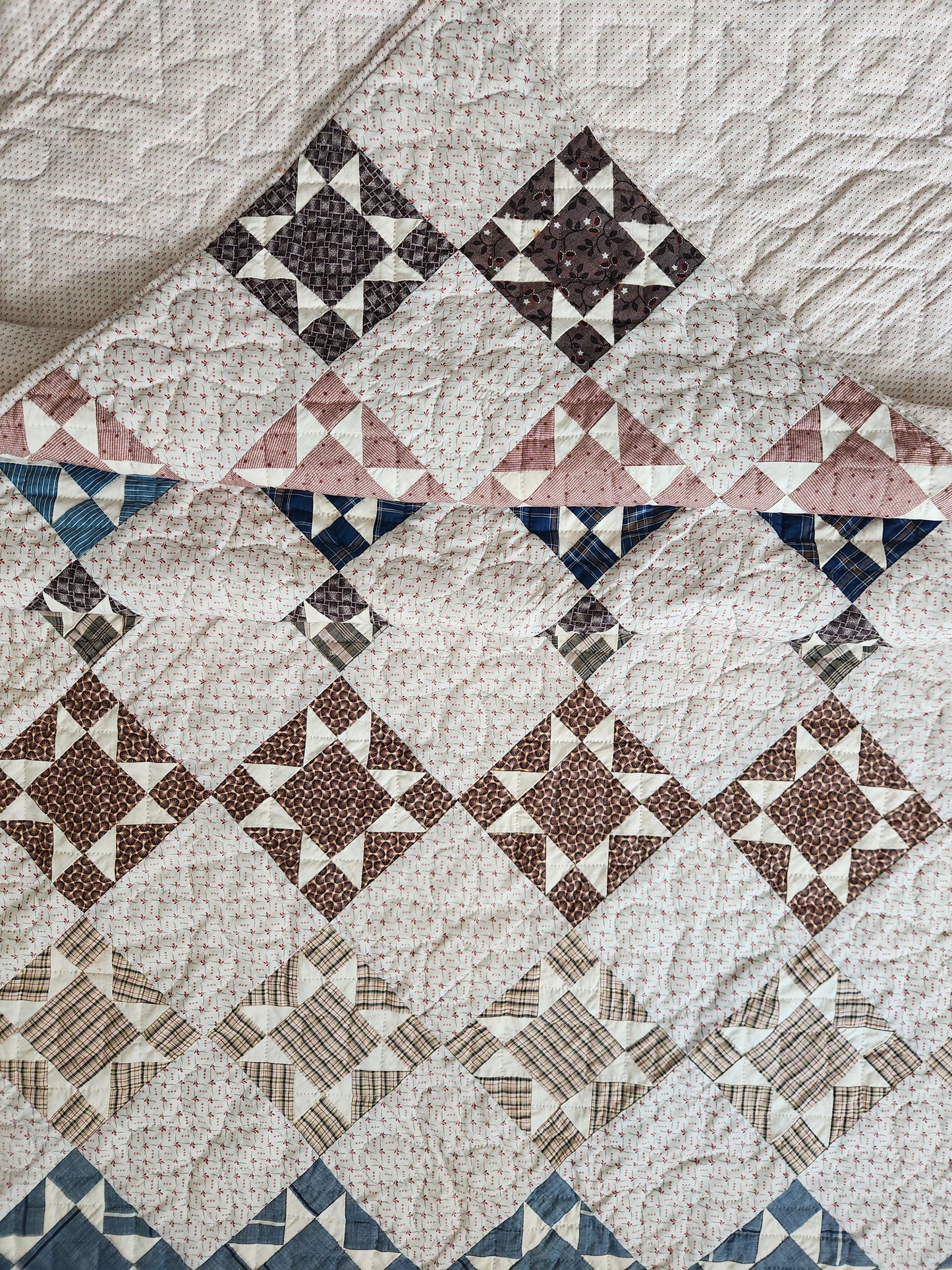 Antique Evening Star Quilt c1900