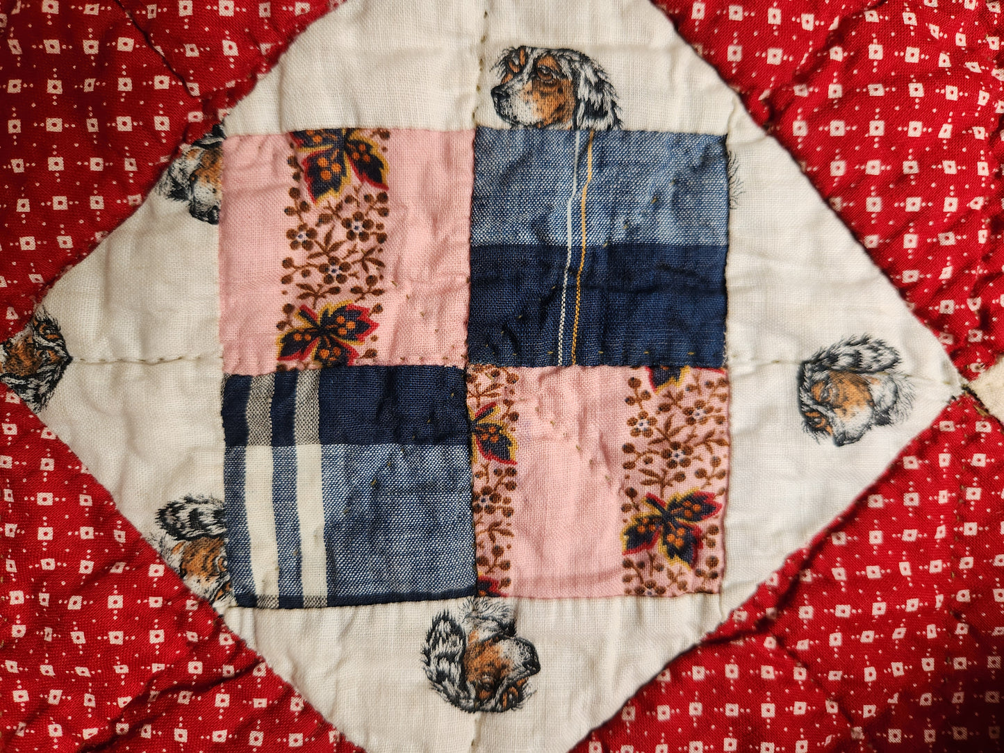 Stunning Patchwork Quilt c1890