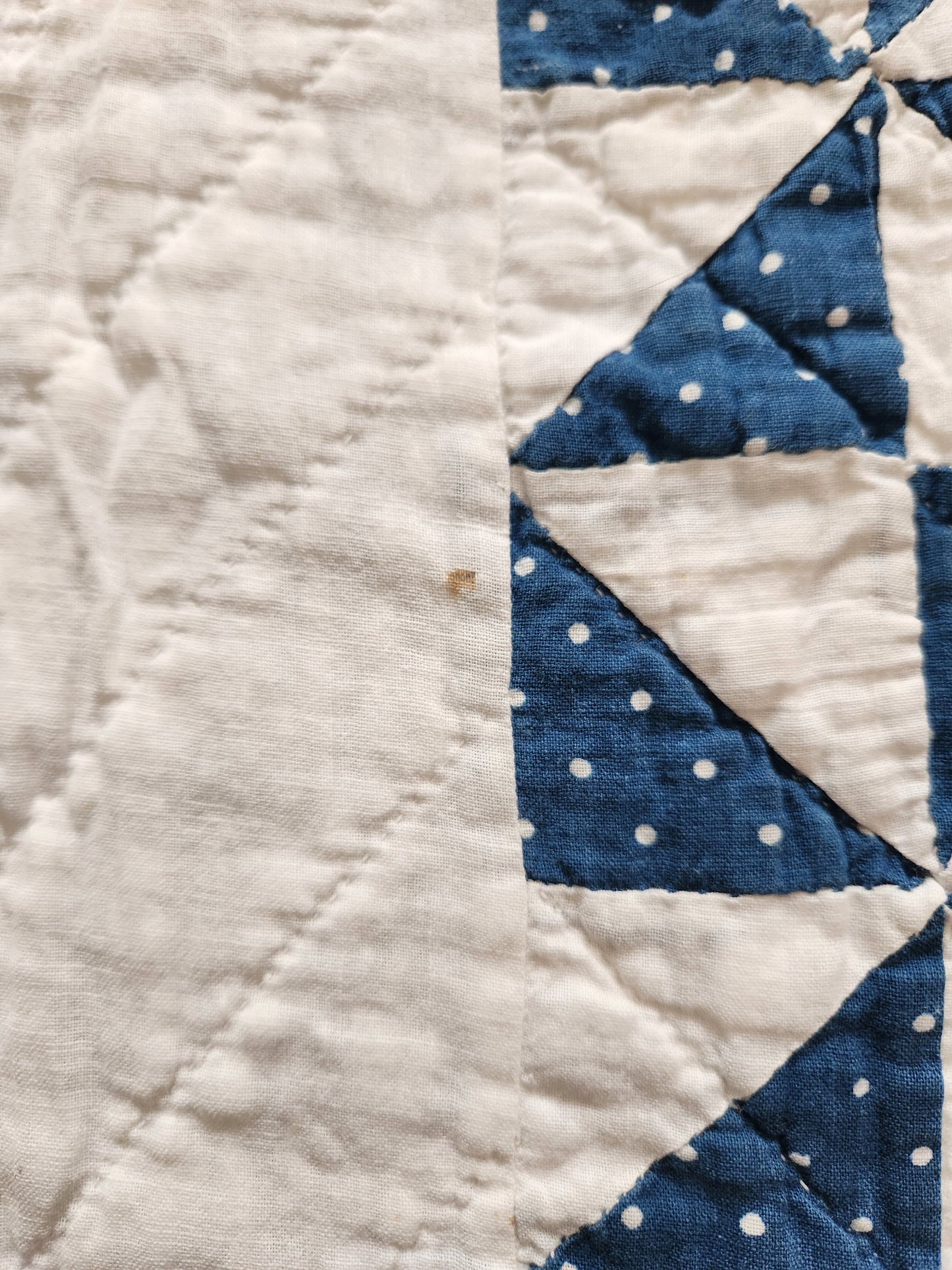 Blue and White Envelope Quilt c1900