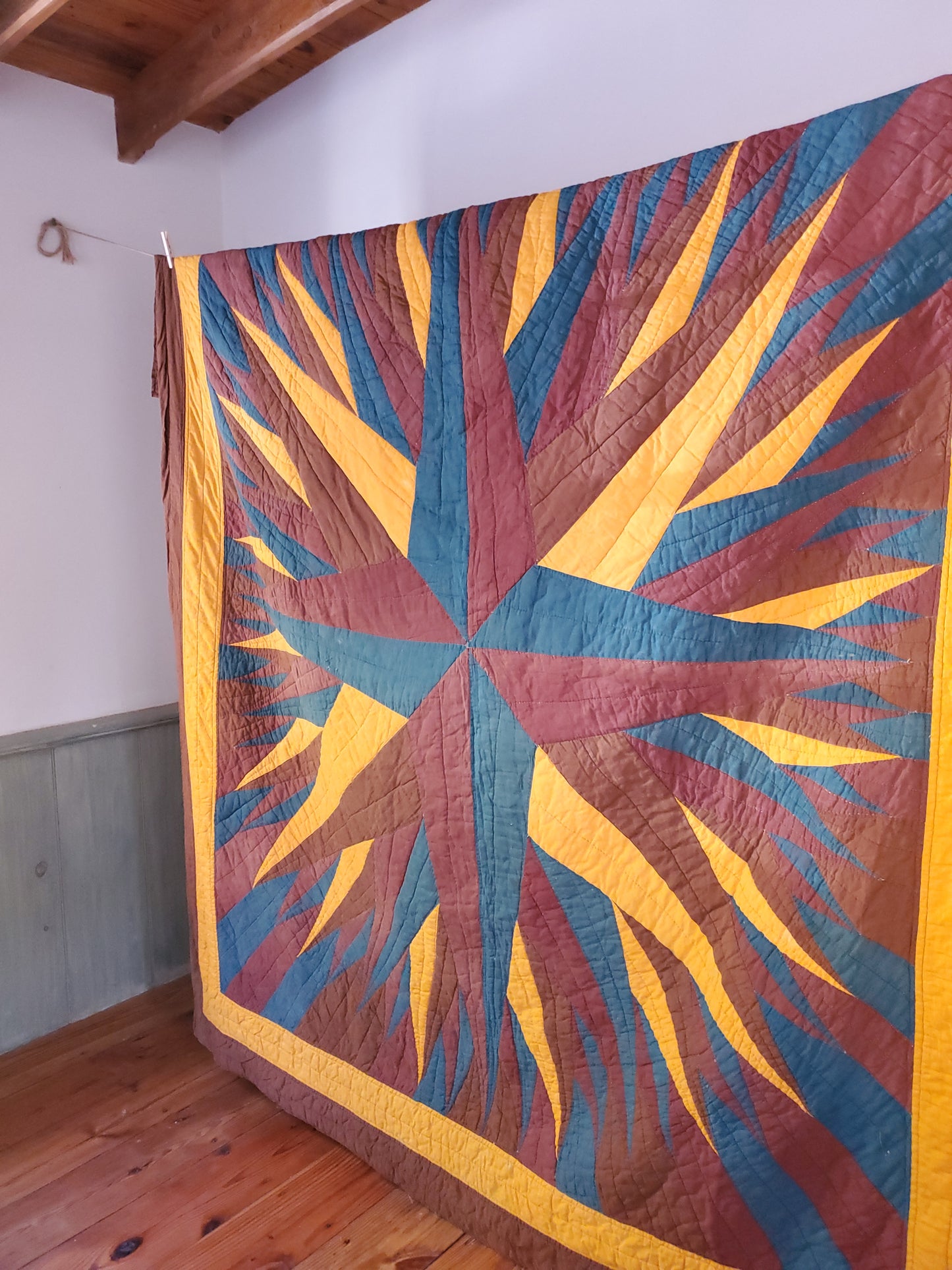 Handmade Compass Quilt