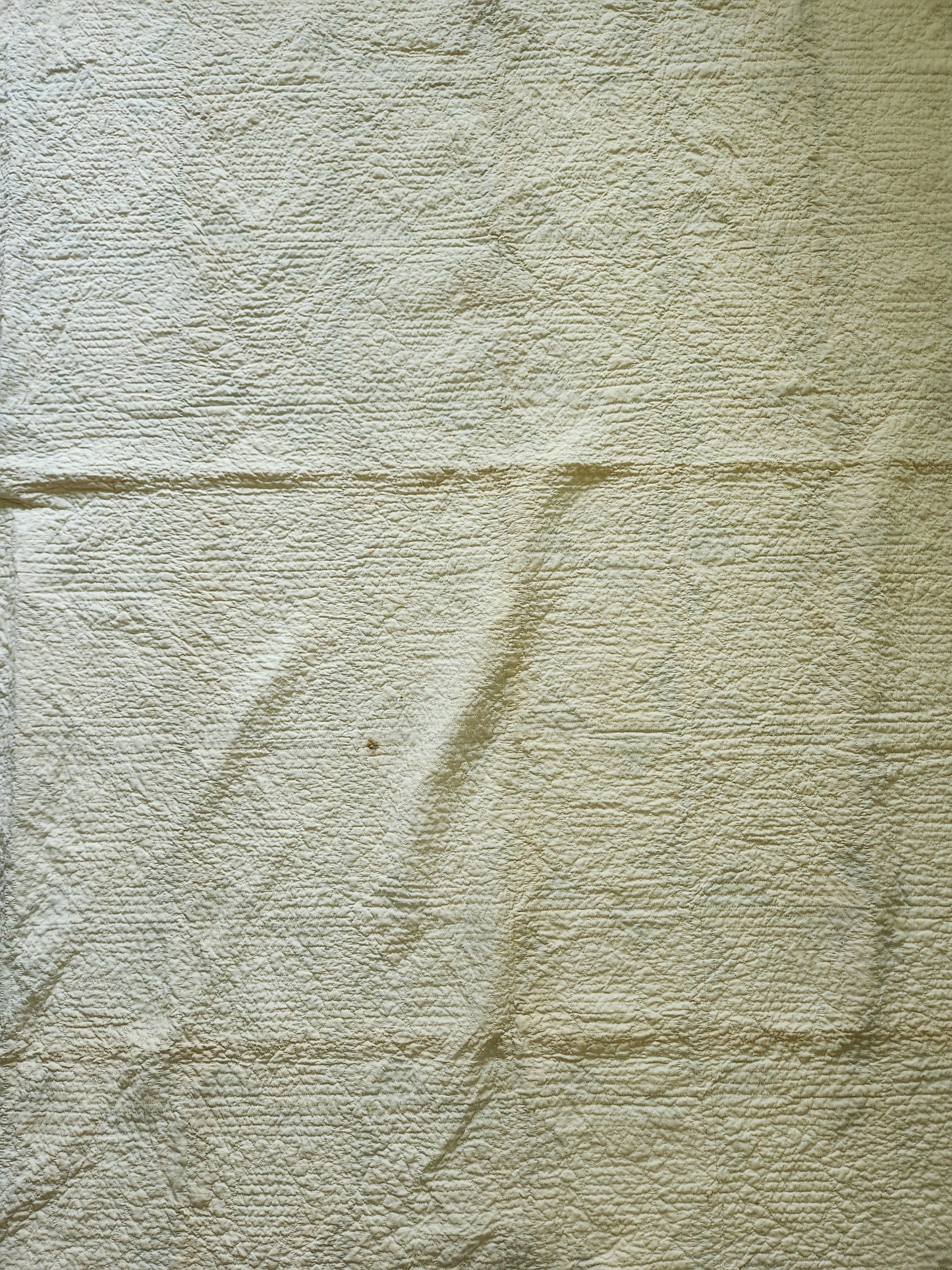 Antique Green & White Pinwheel Quilt c1840