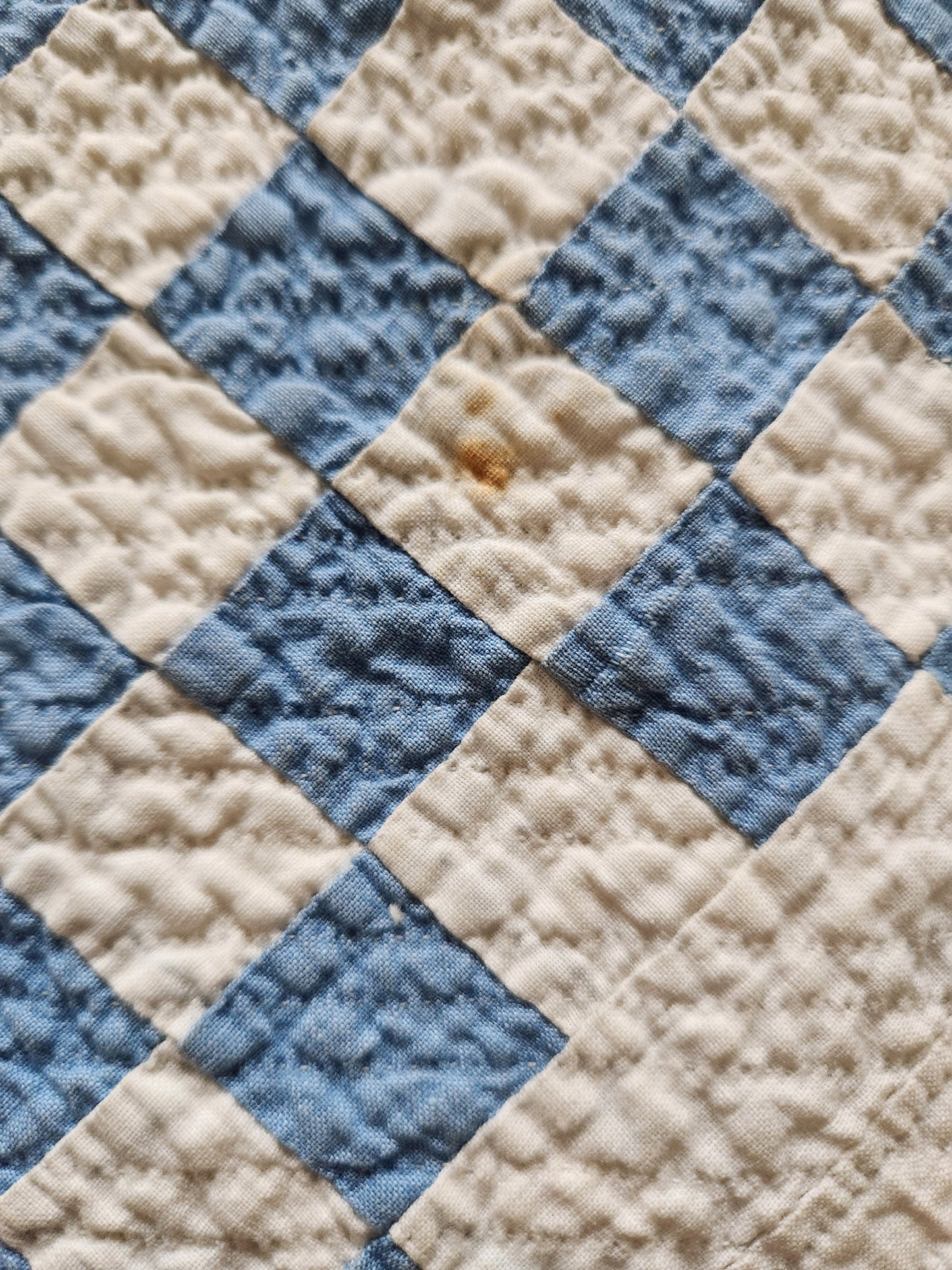Blue and White Triple Irish Chain