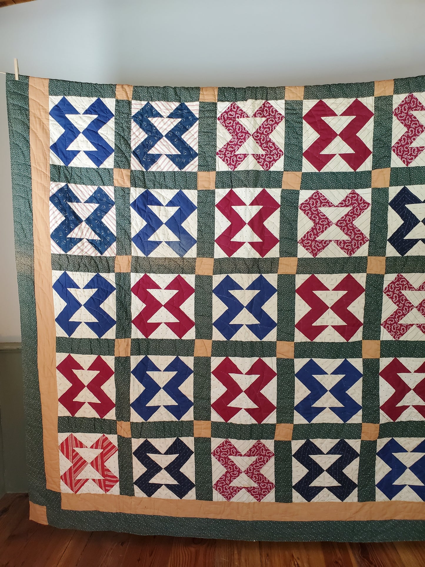 Antique Patchwork Quilt c1890
