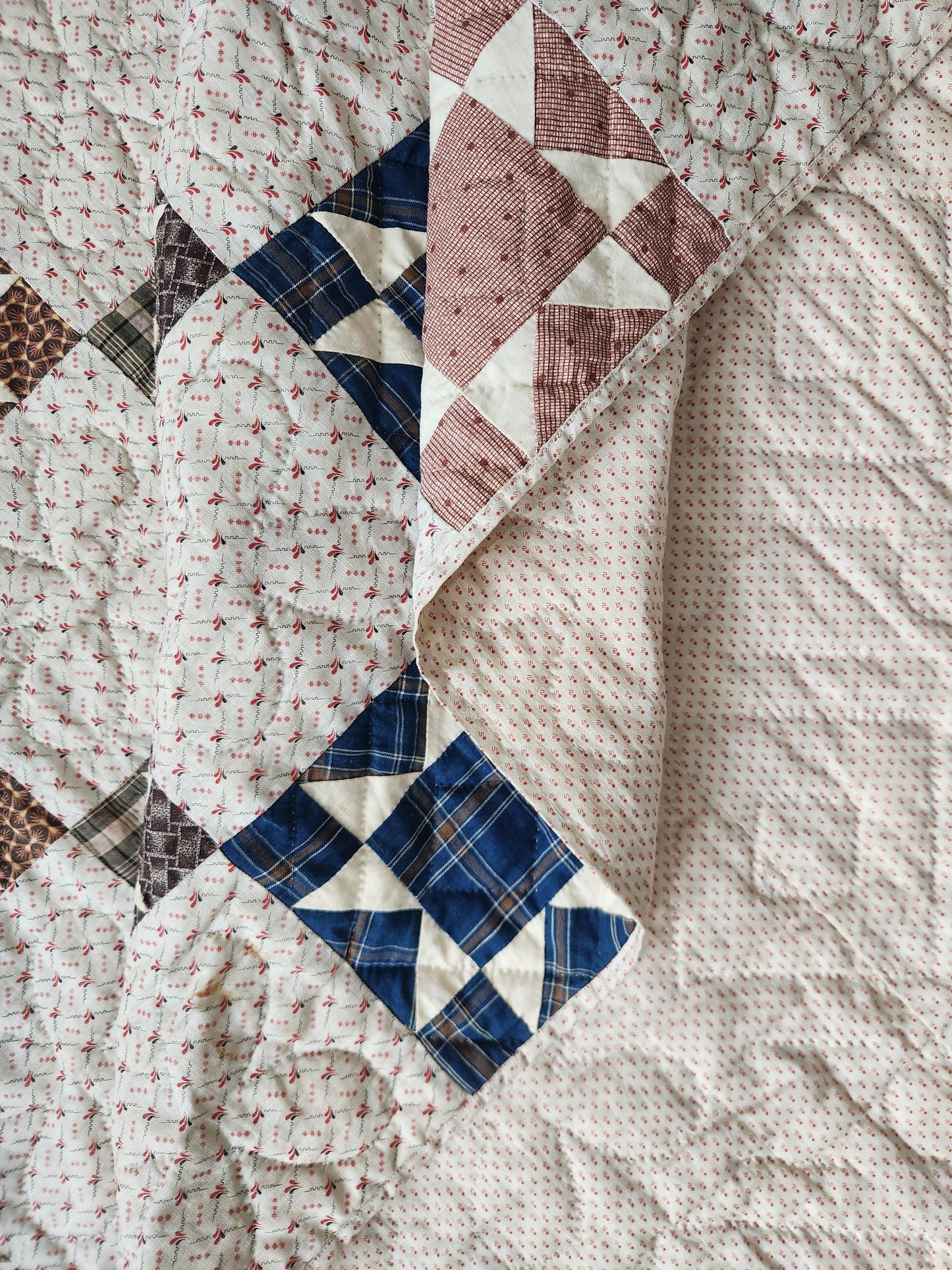Antique Evening Star Quilt c1900