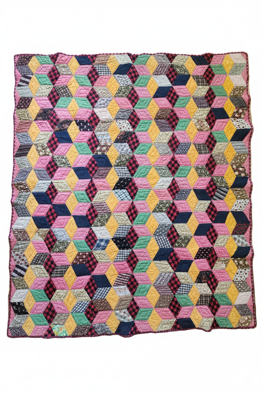 Tumbling Block Quilt