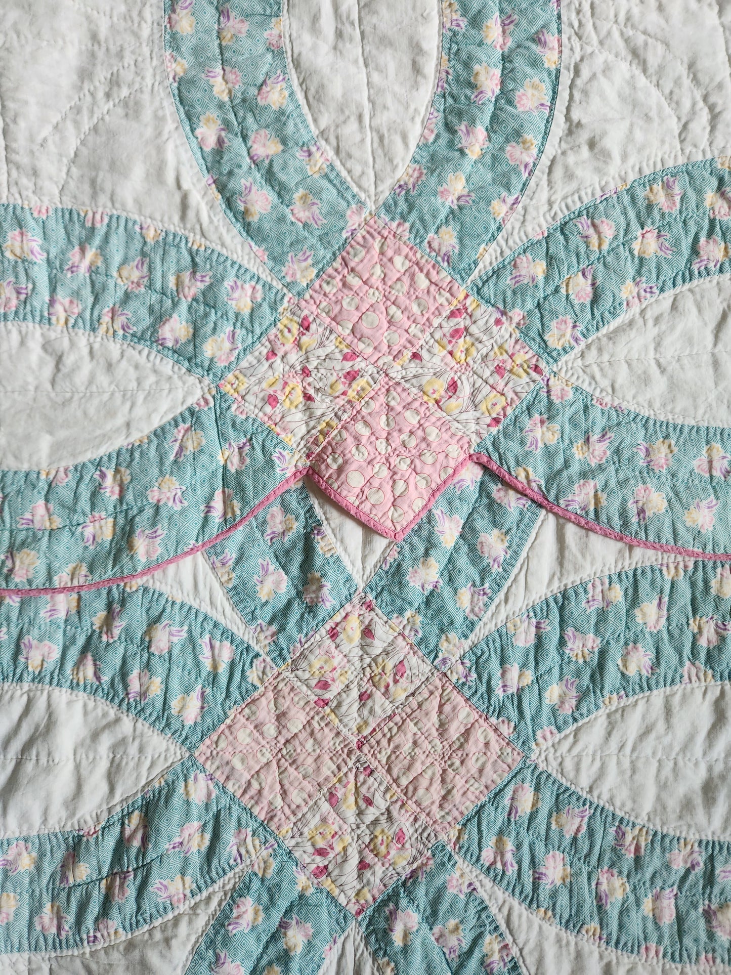Vintage Wedding Rings Quilt c1930