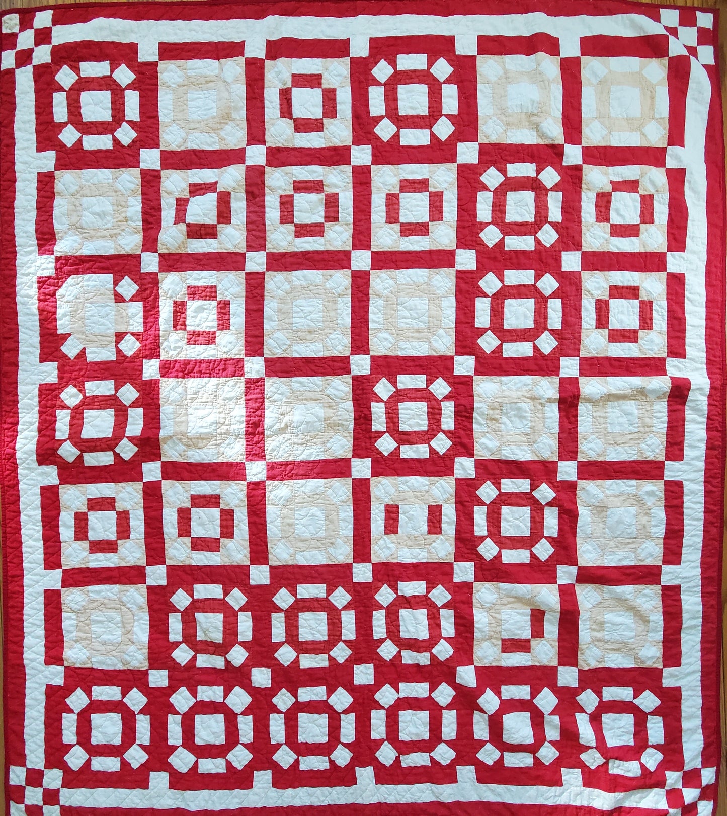 Fugitive Red Handmade Quilt