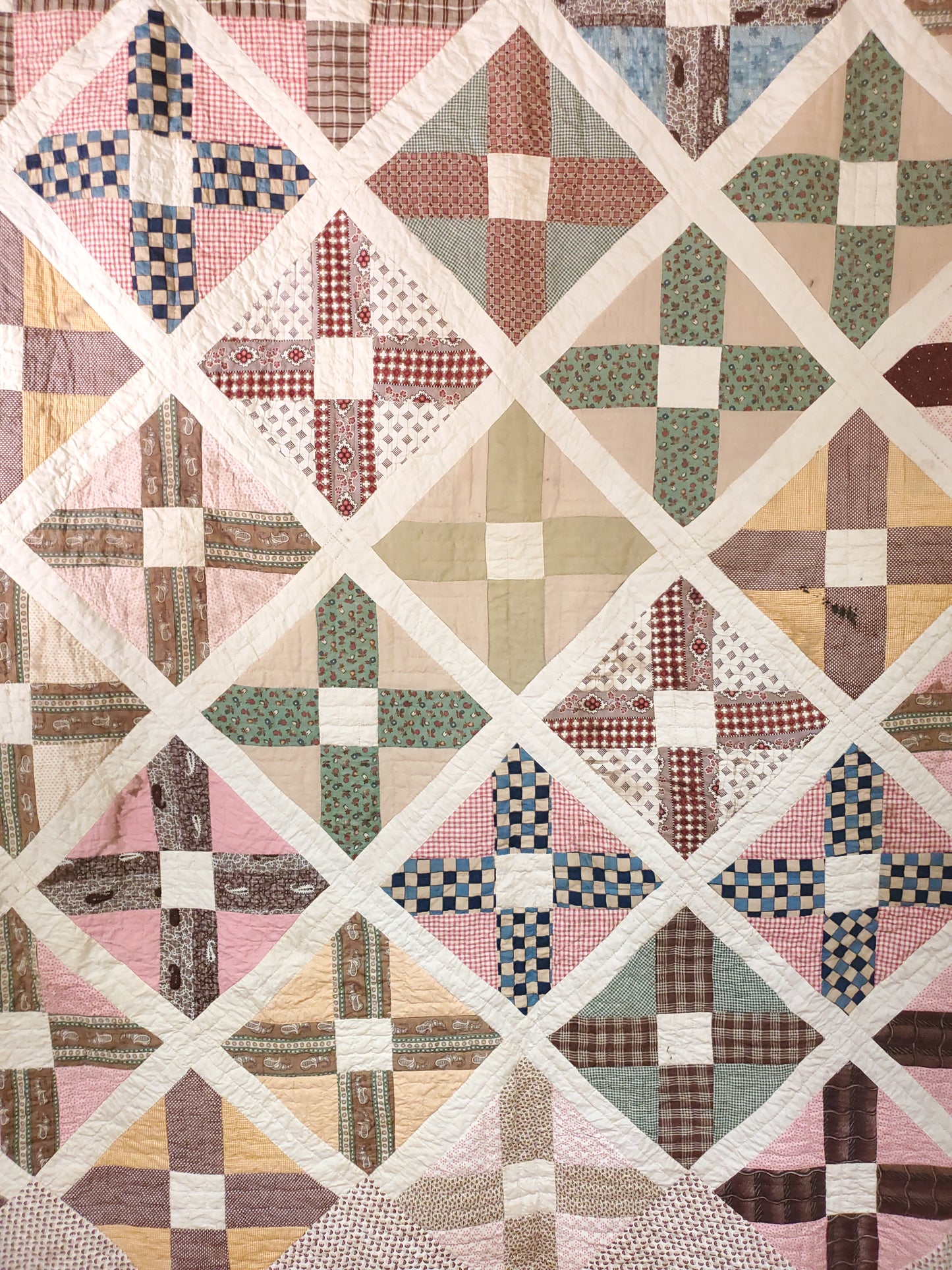 Antique Cross Quilt, ca 1880