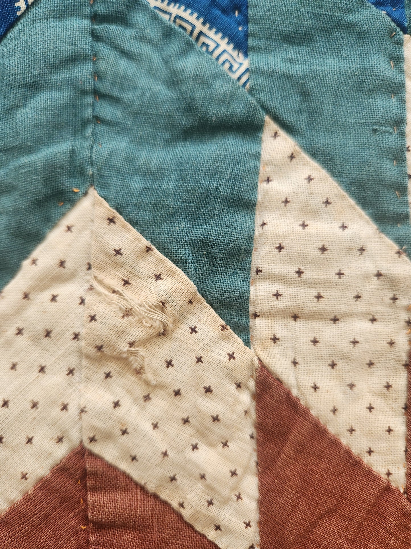 Vintage Lone Star Quilt c1920