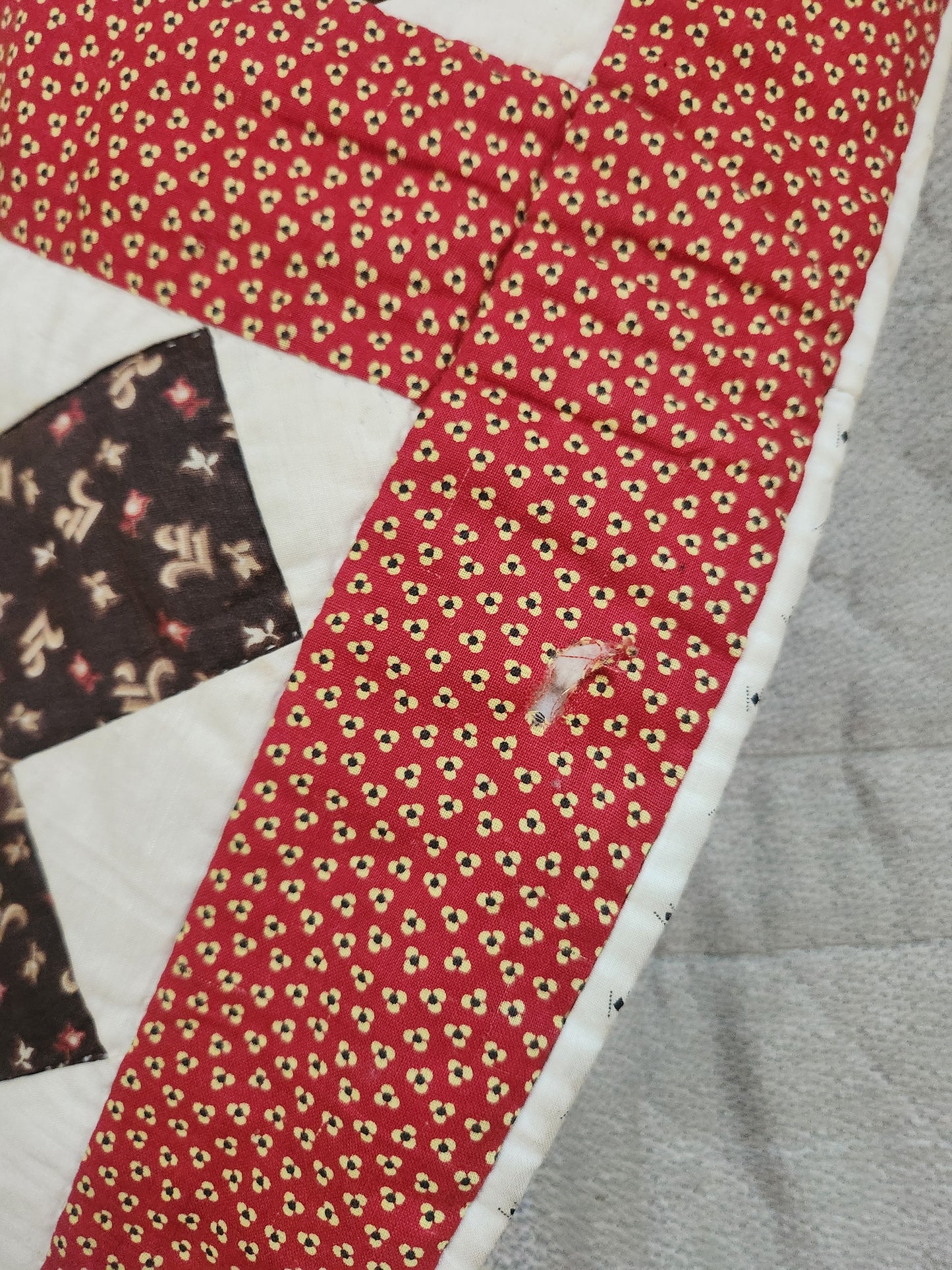 19th Century Antique Chimney Sweep Quilt