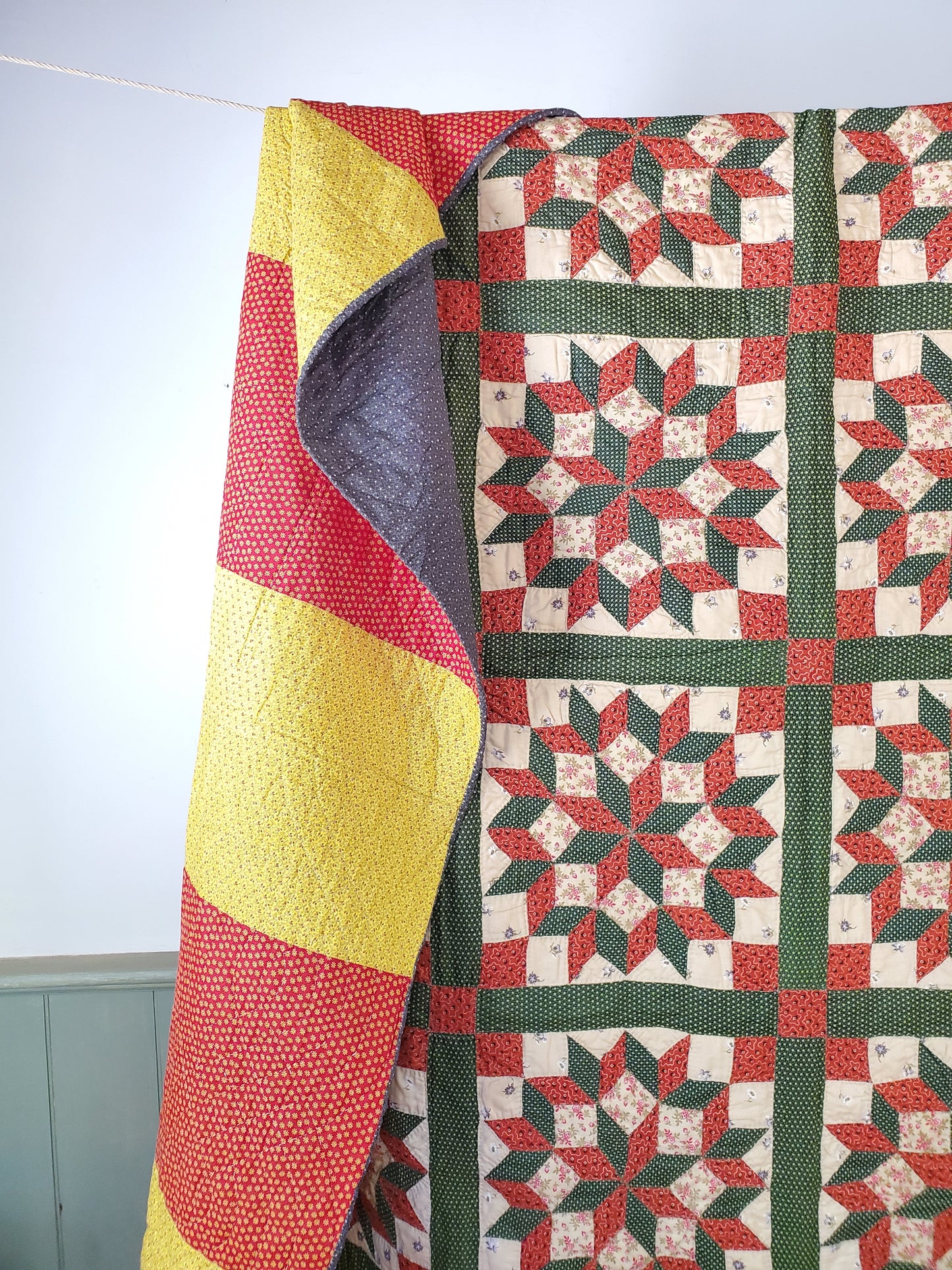 Antique Carpenter's Star Quilt