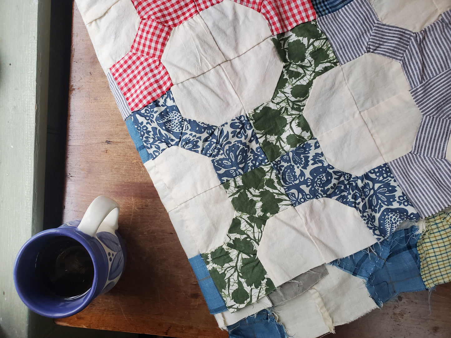 Vintage Snowball Quilt Top