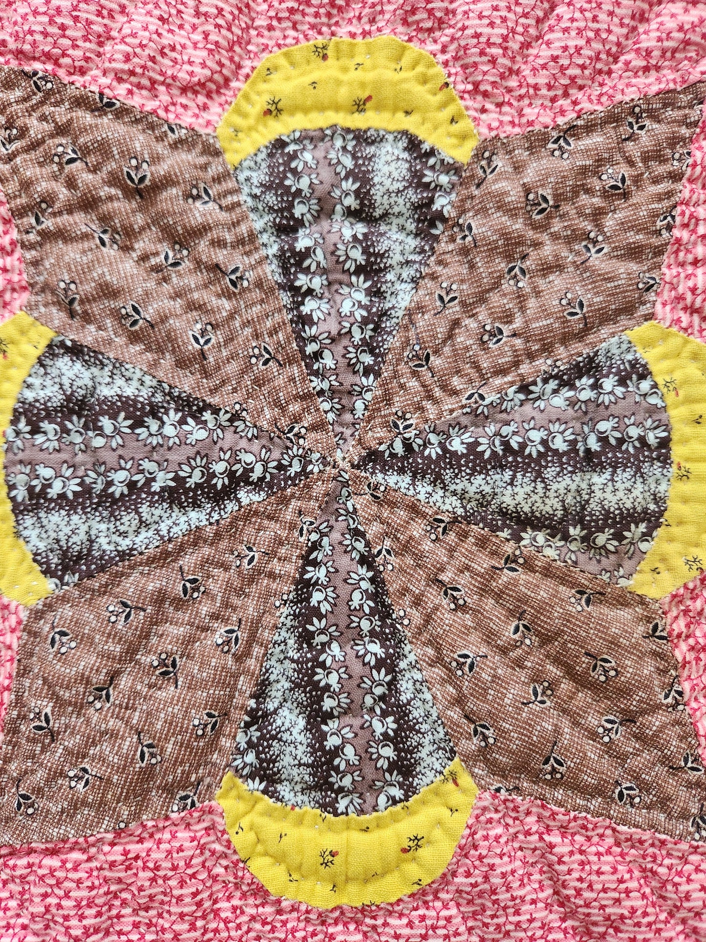 Antique Lucky Star Quilt c1880