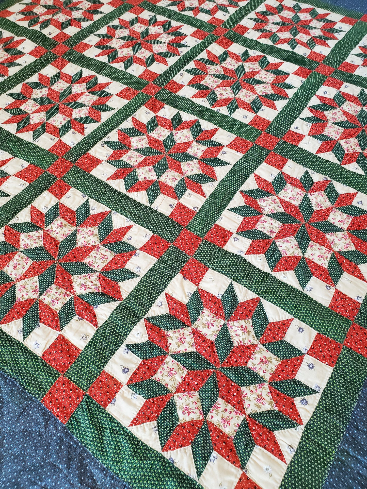 Antique Carpenter's Star Quilt