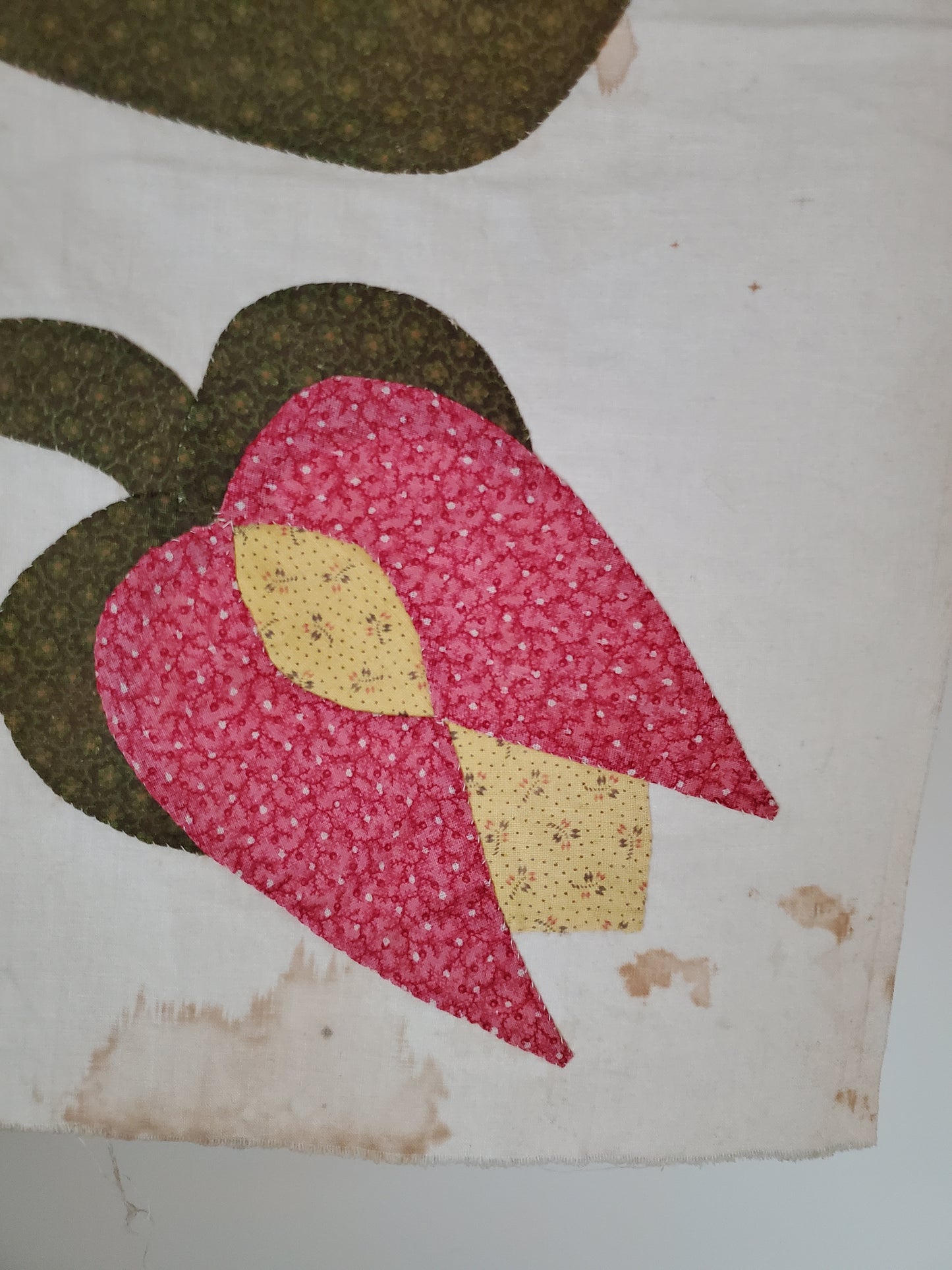 19th Century Tulip Applique Block