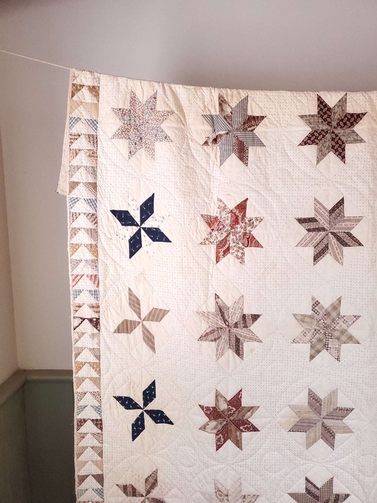 Antique 8 Point Star Quilt