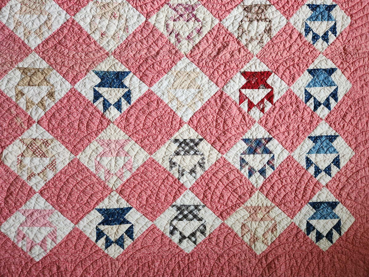 Antique Cactus Basket Quilt