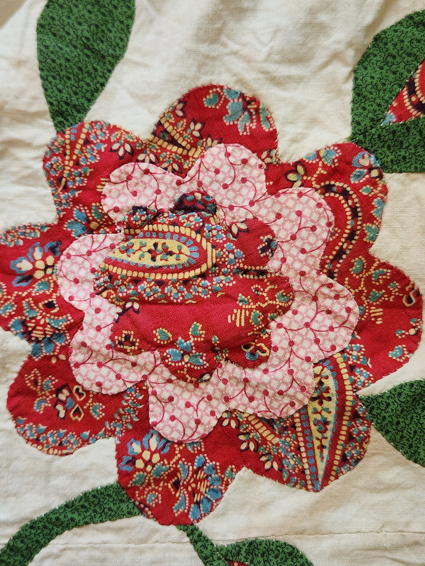Antique Improvisational Quilt Top