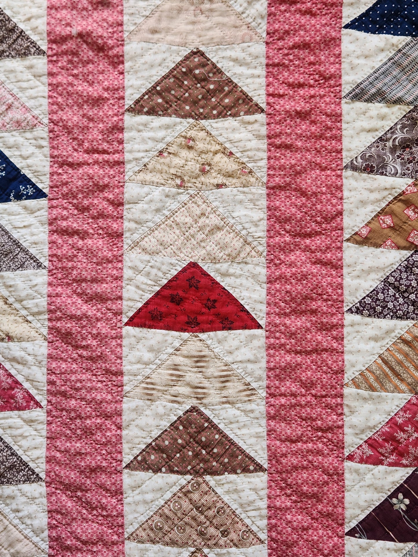 Antique Flying Geese Quilt c1880