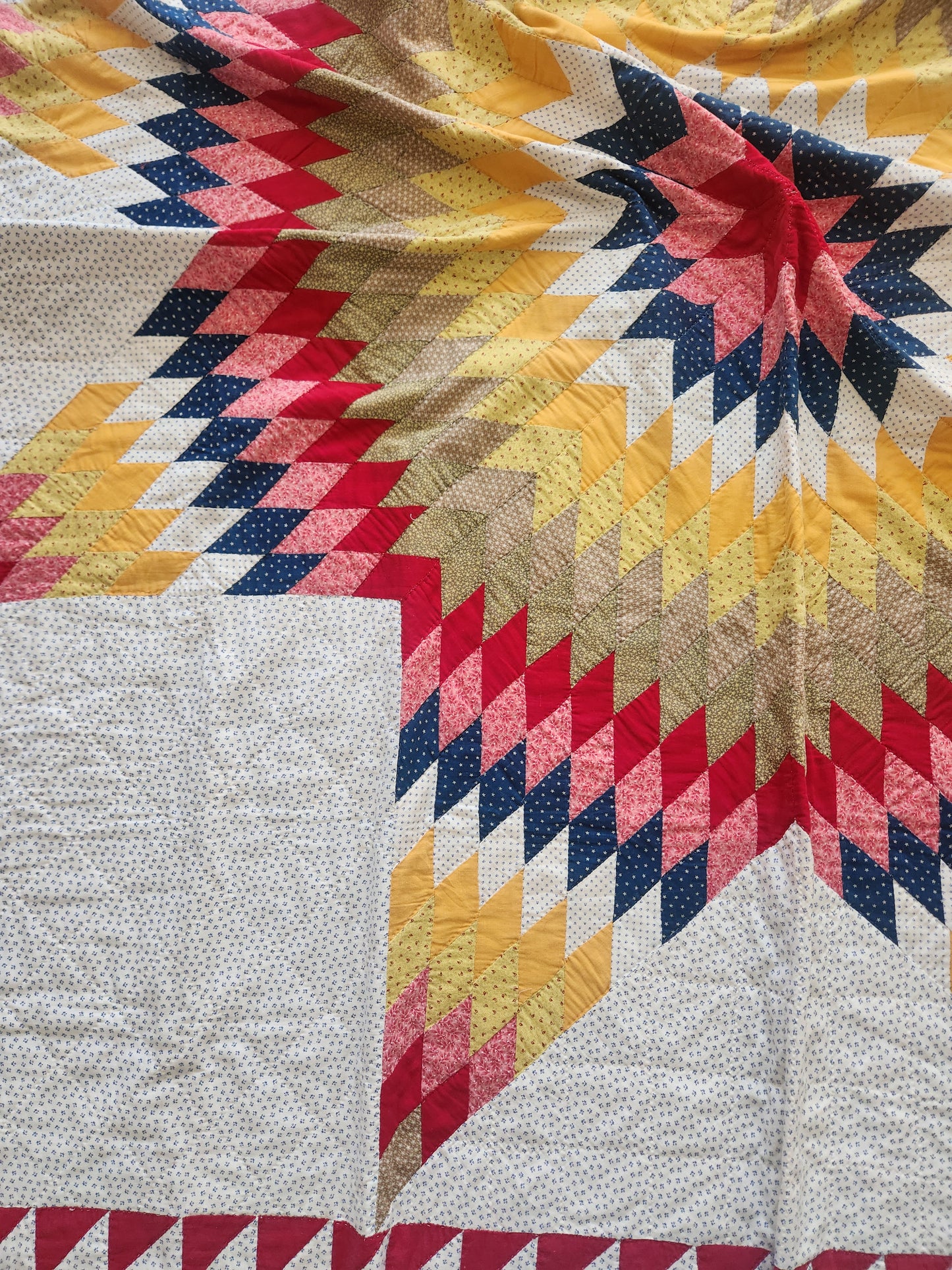 Antique Lone Star Quilt c1900 