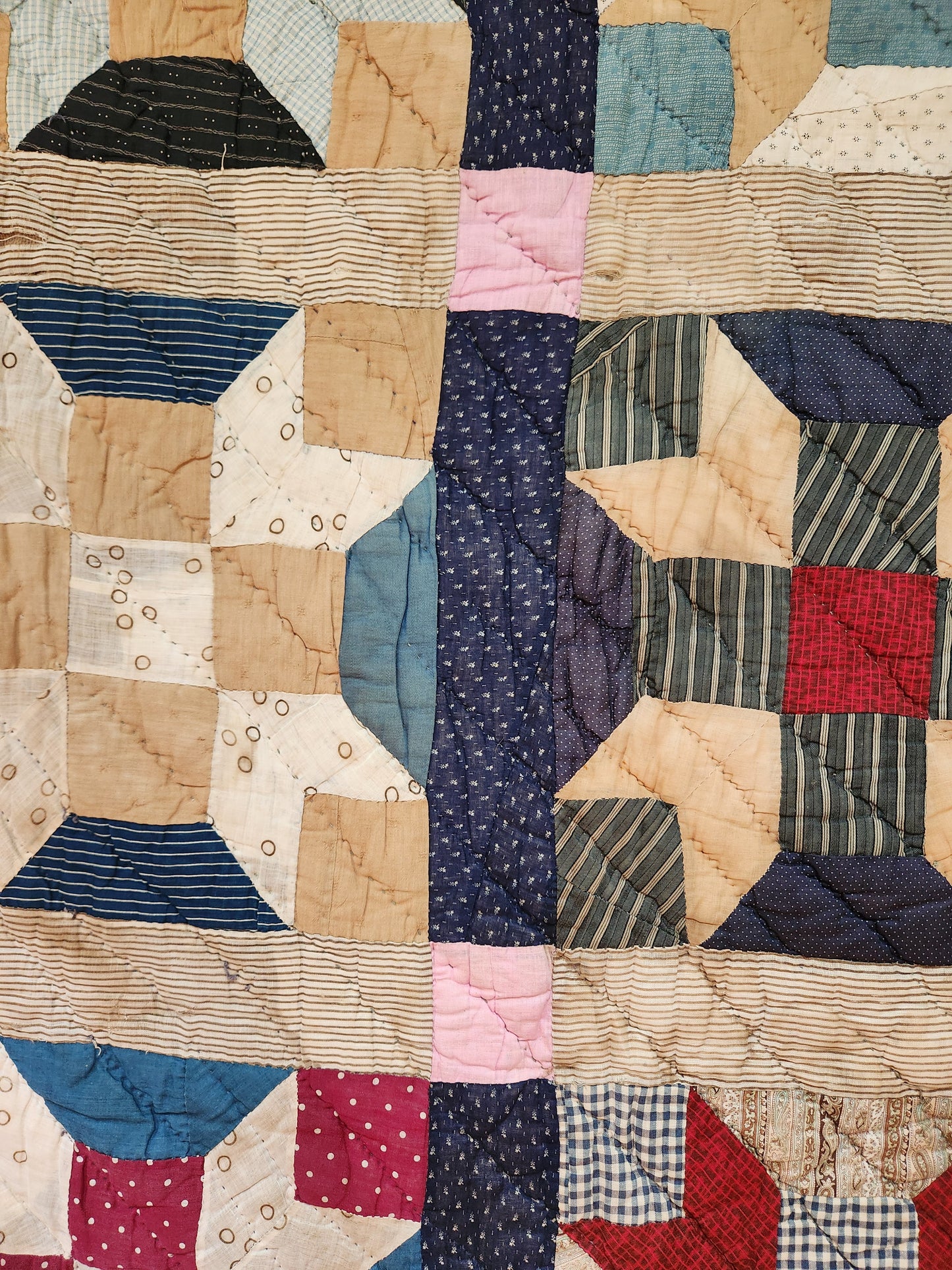 Primitive Patchwork Quilt c1900
