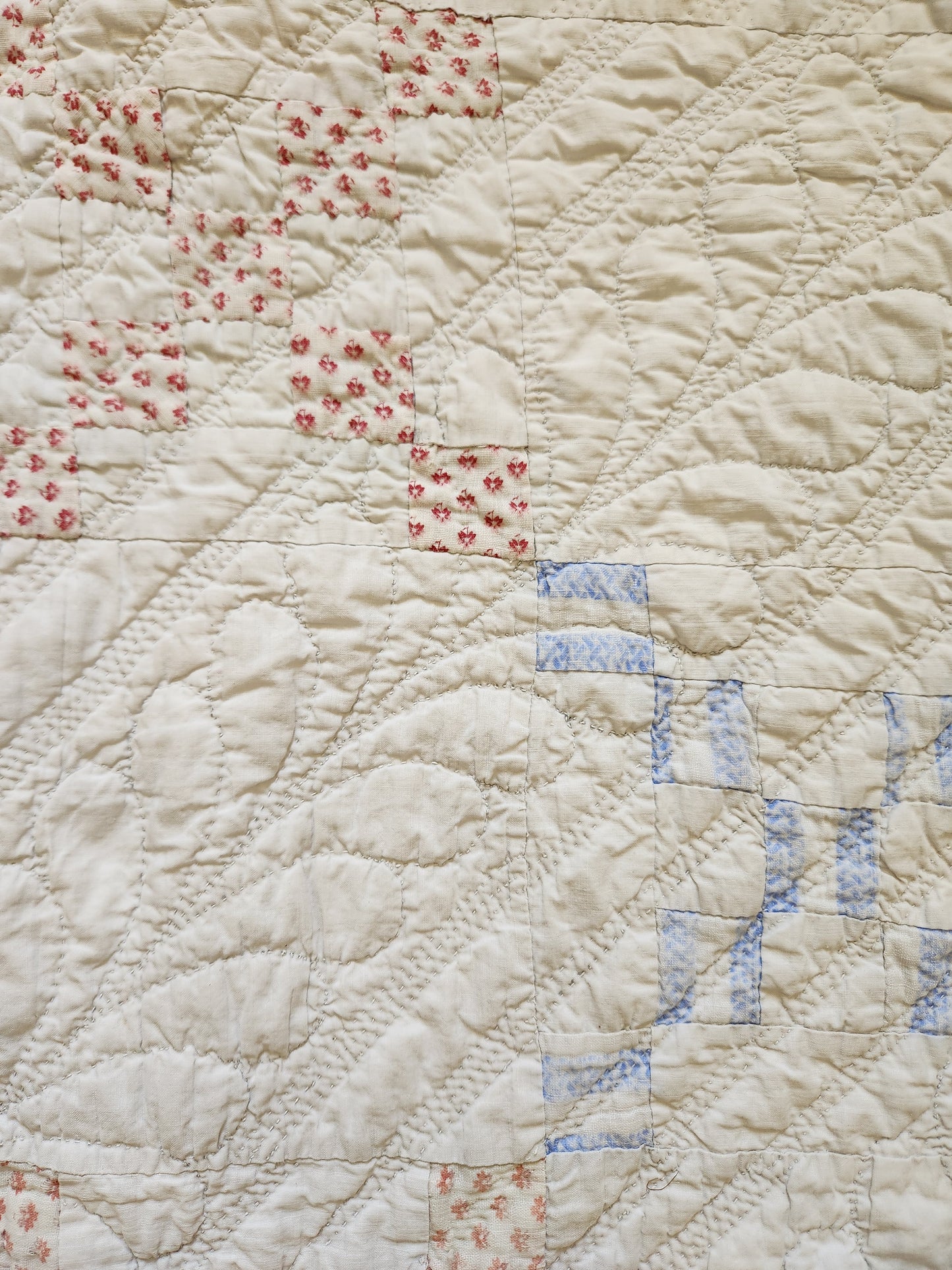 Mid 19th Century Irish Chain Quilt