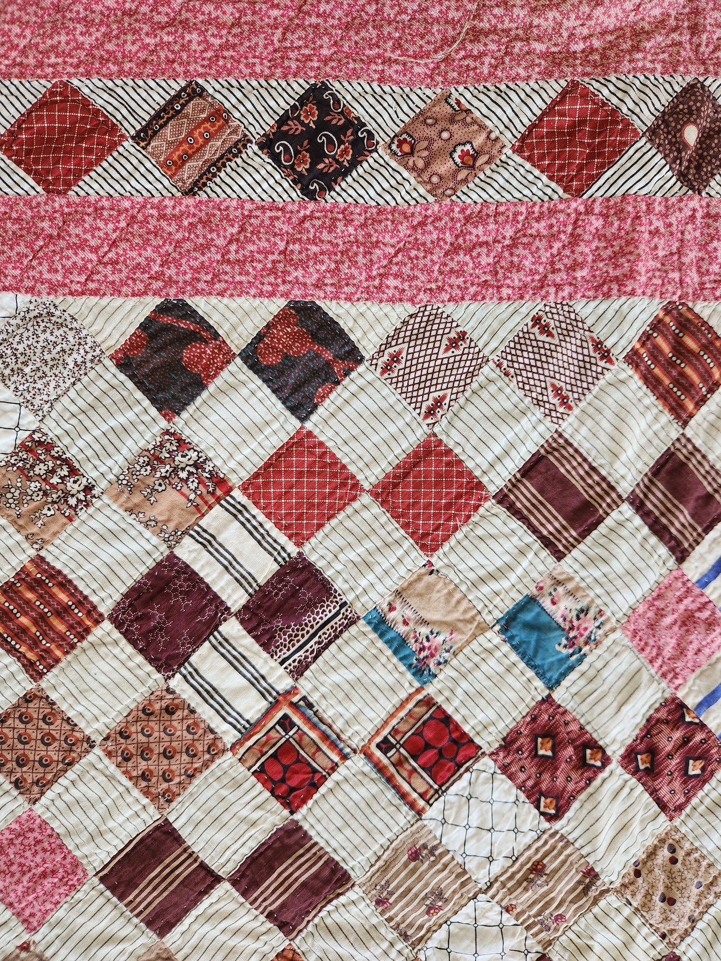 Antique Patchwork Quilt c1880