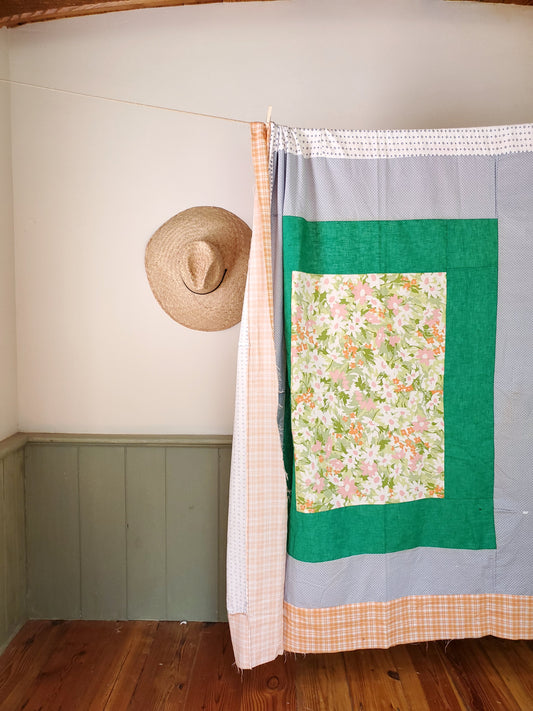 Granny Sheet Quilt Top