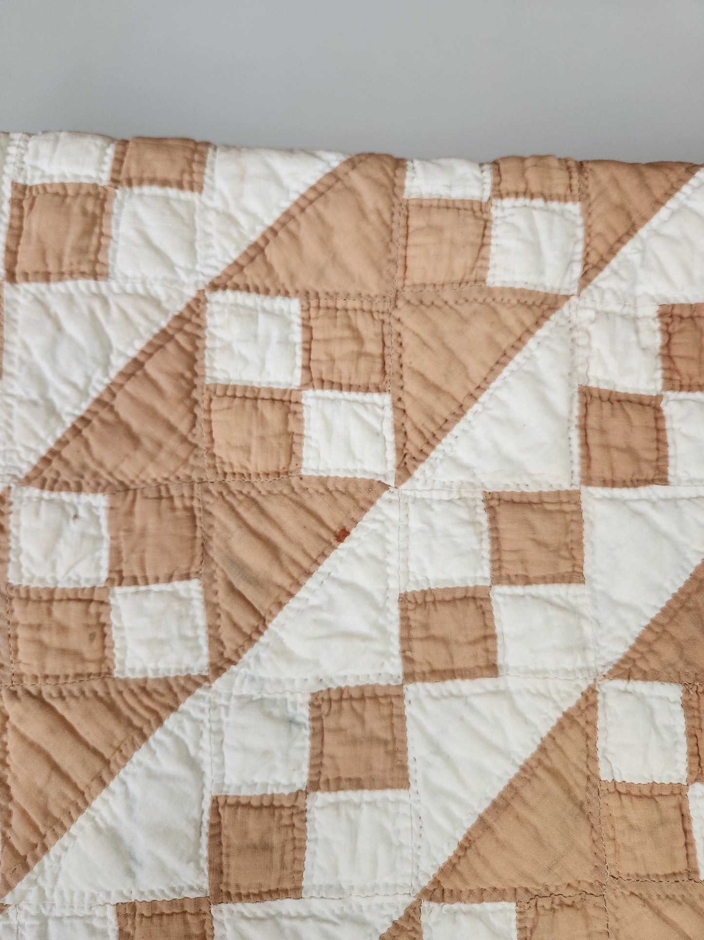 Antique Jacob’s Ladder Quilt c1900