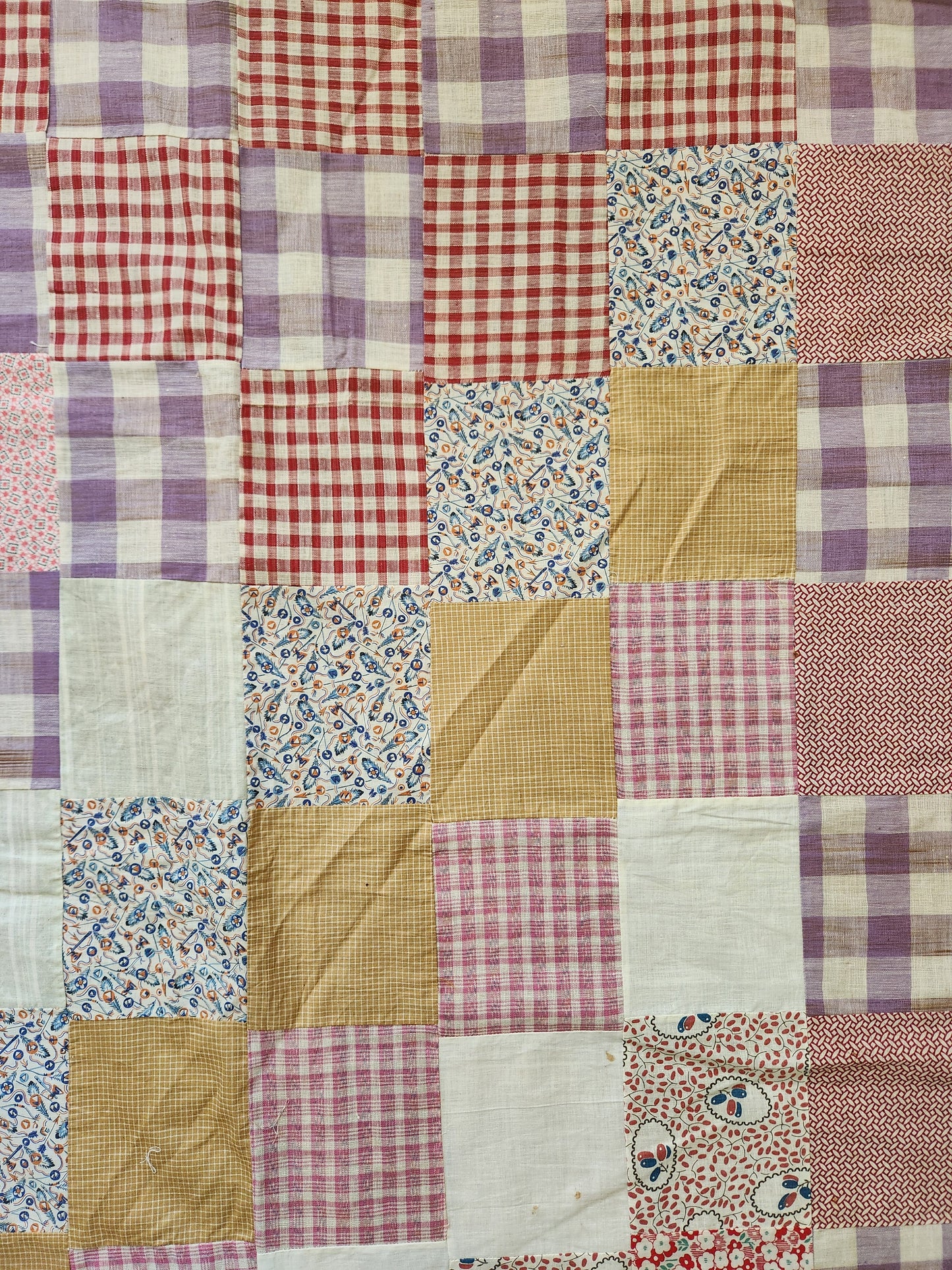 Vintage Patchwork Quilt Top