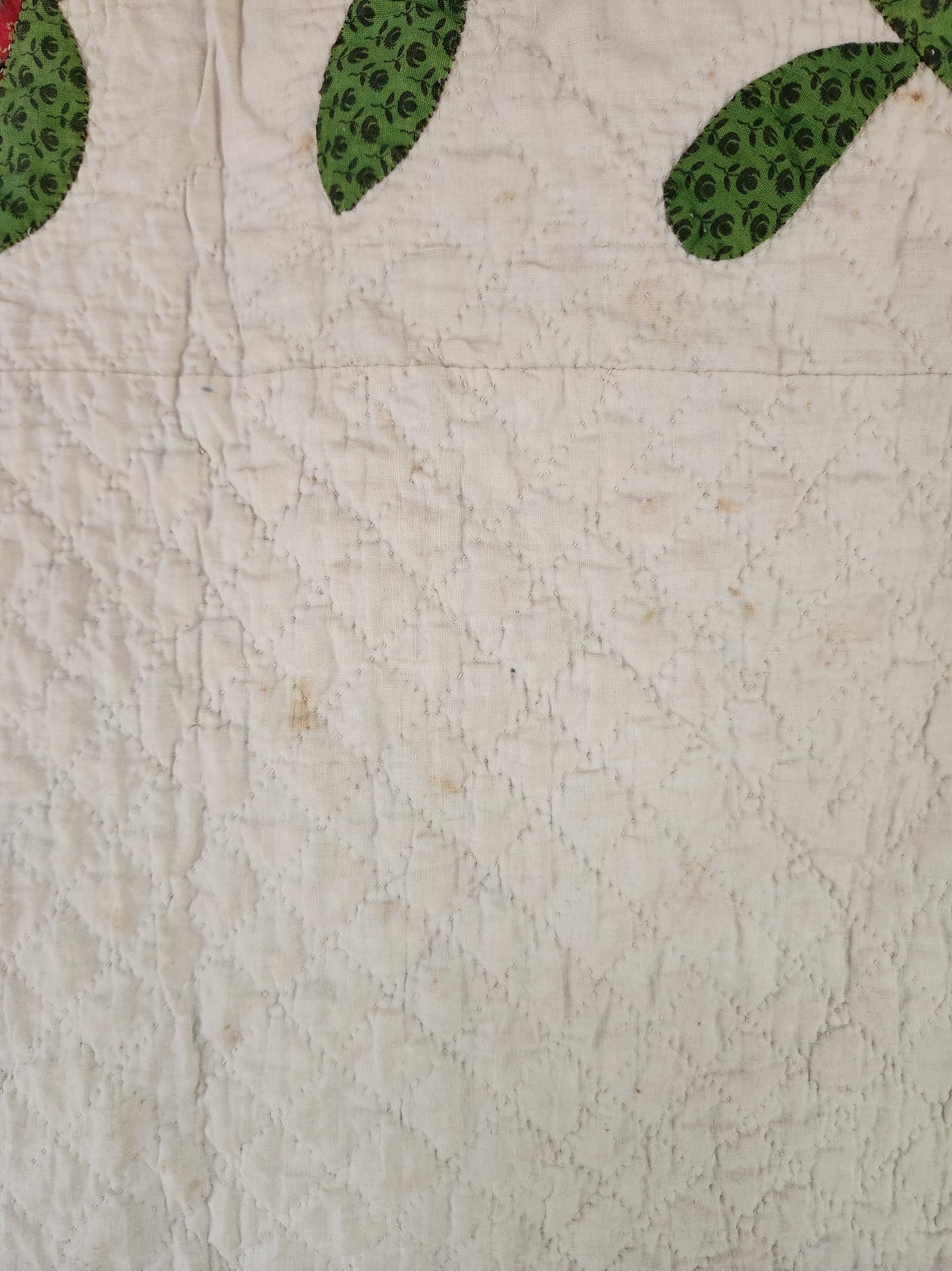 Mid 19th Century Applique Quilt, ca 1850