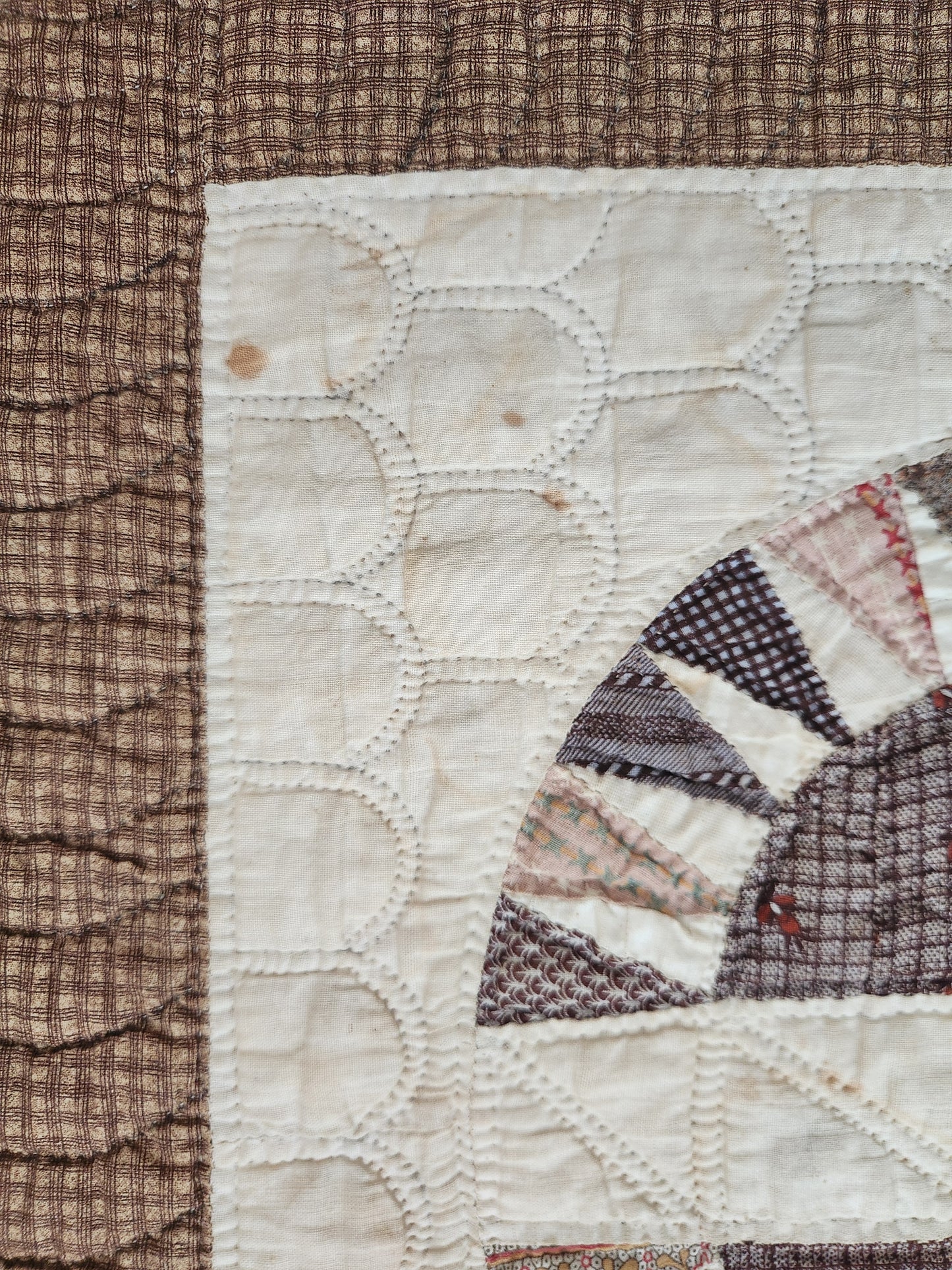 Stunning Antique New York Beauty Quilt c1860