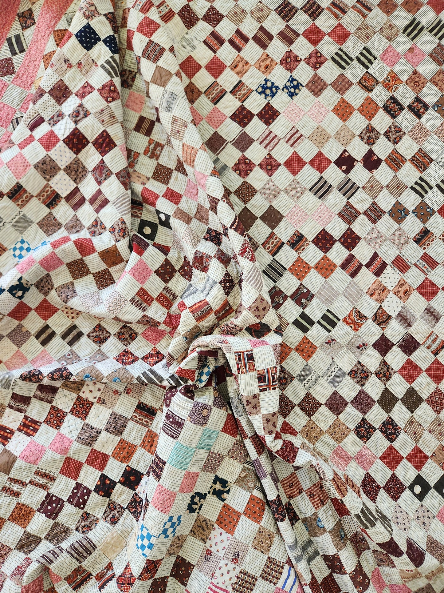 Antique Patchwork Quilt c1880