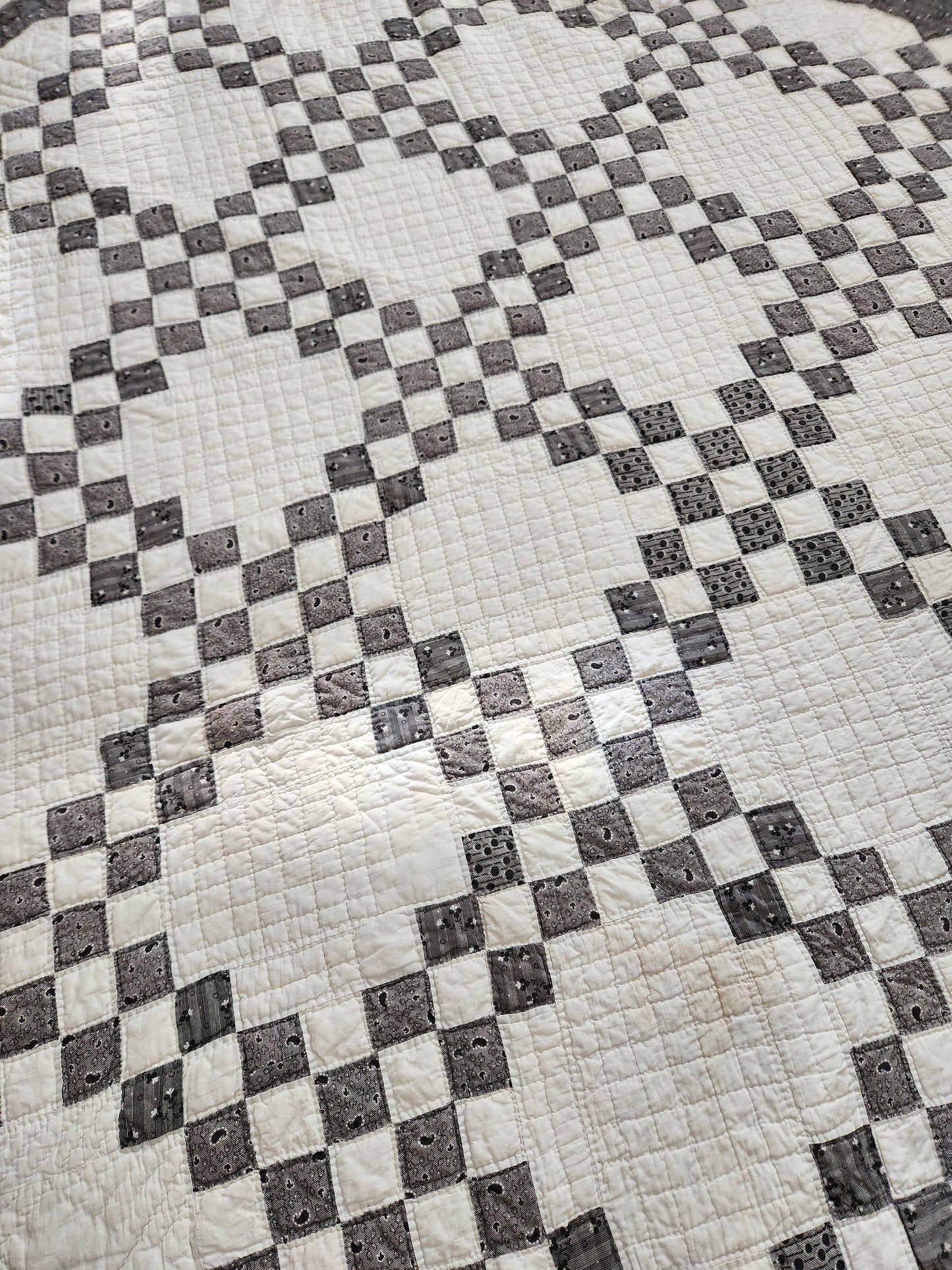 Antique Mourning Quilt c1900