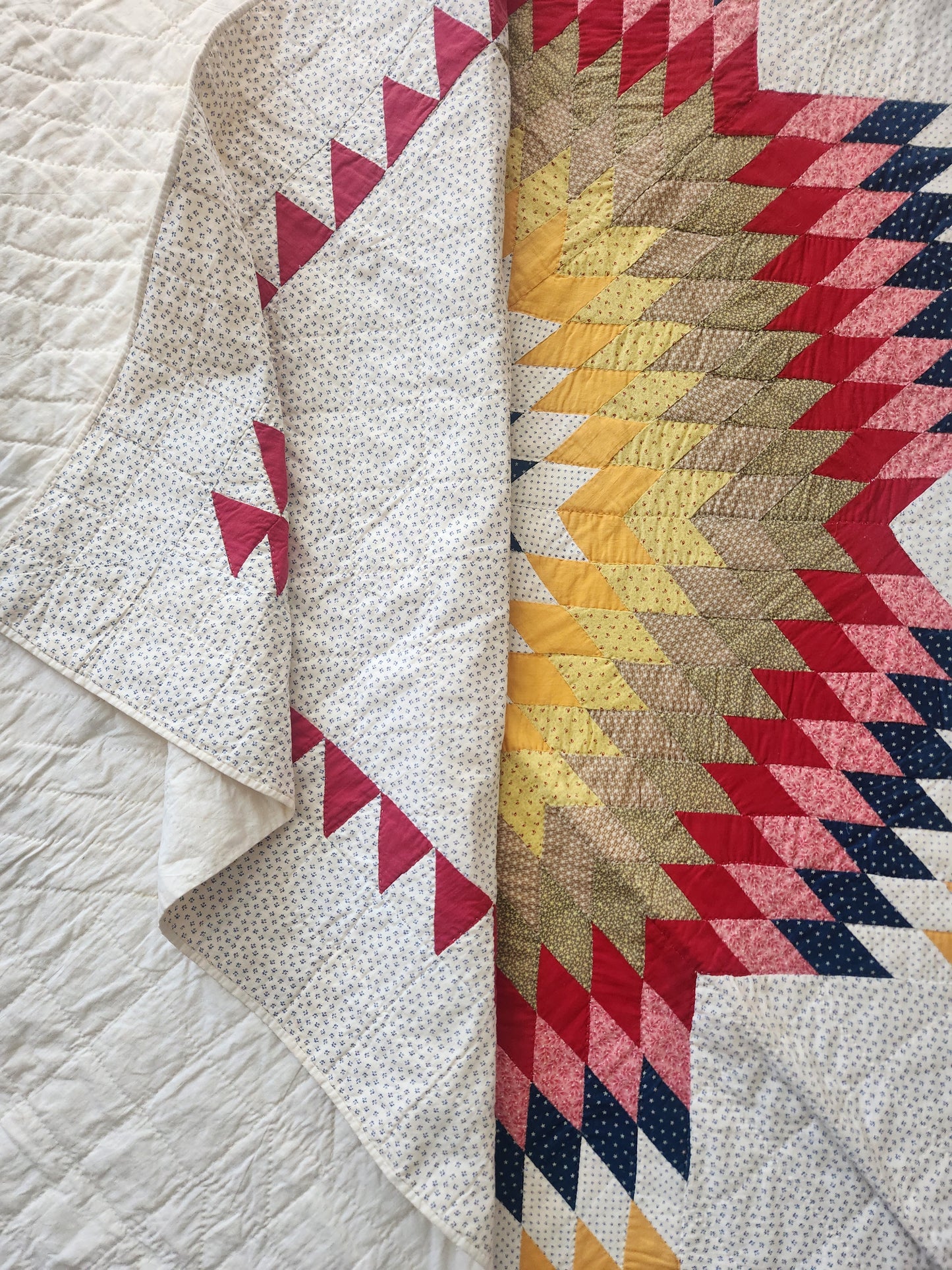 Antique Lone Star Quilt c1900 