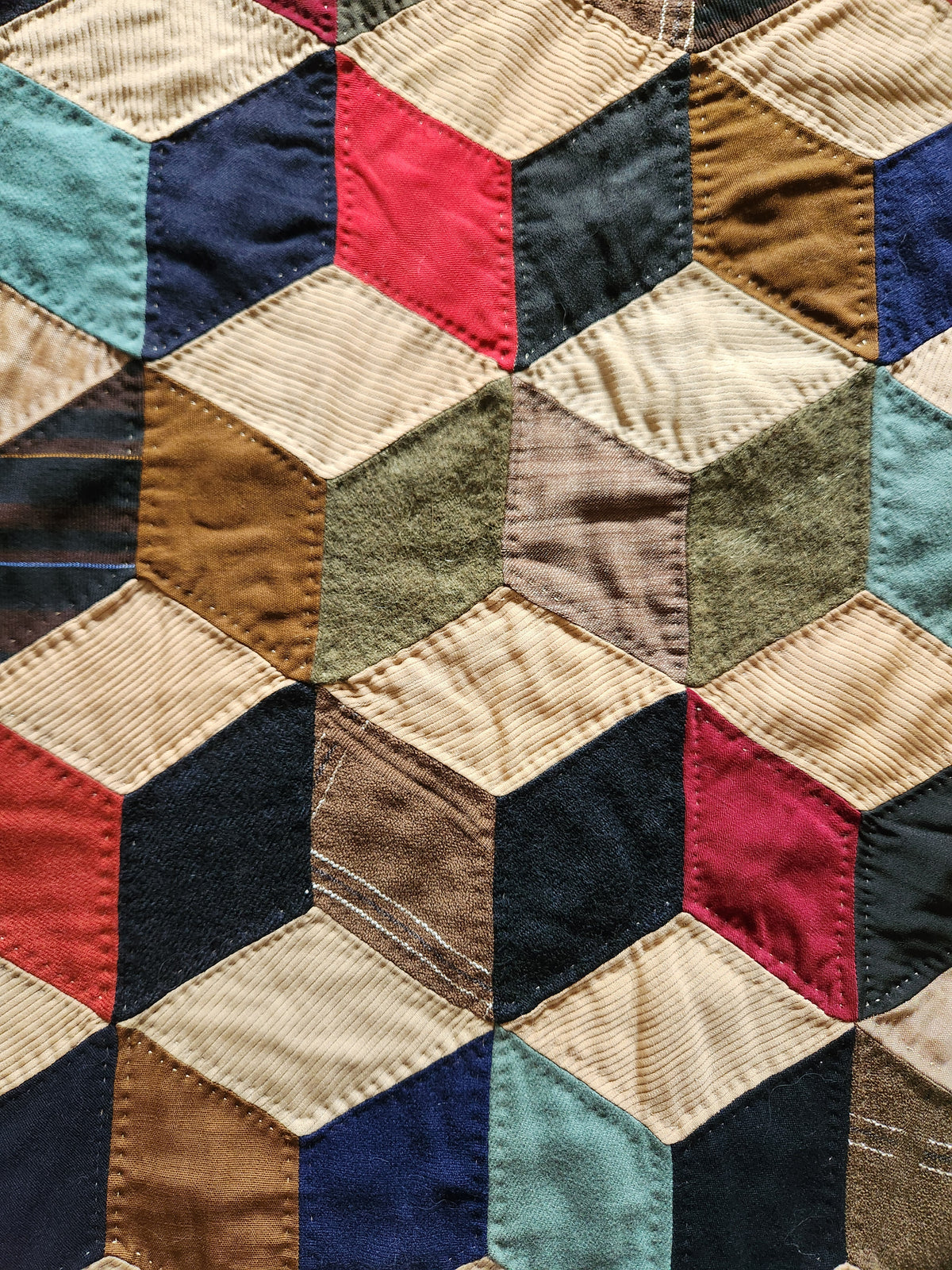 Tumbling Block Quilt