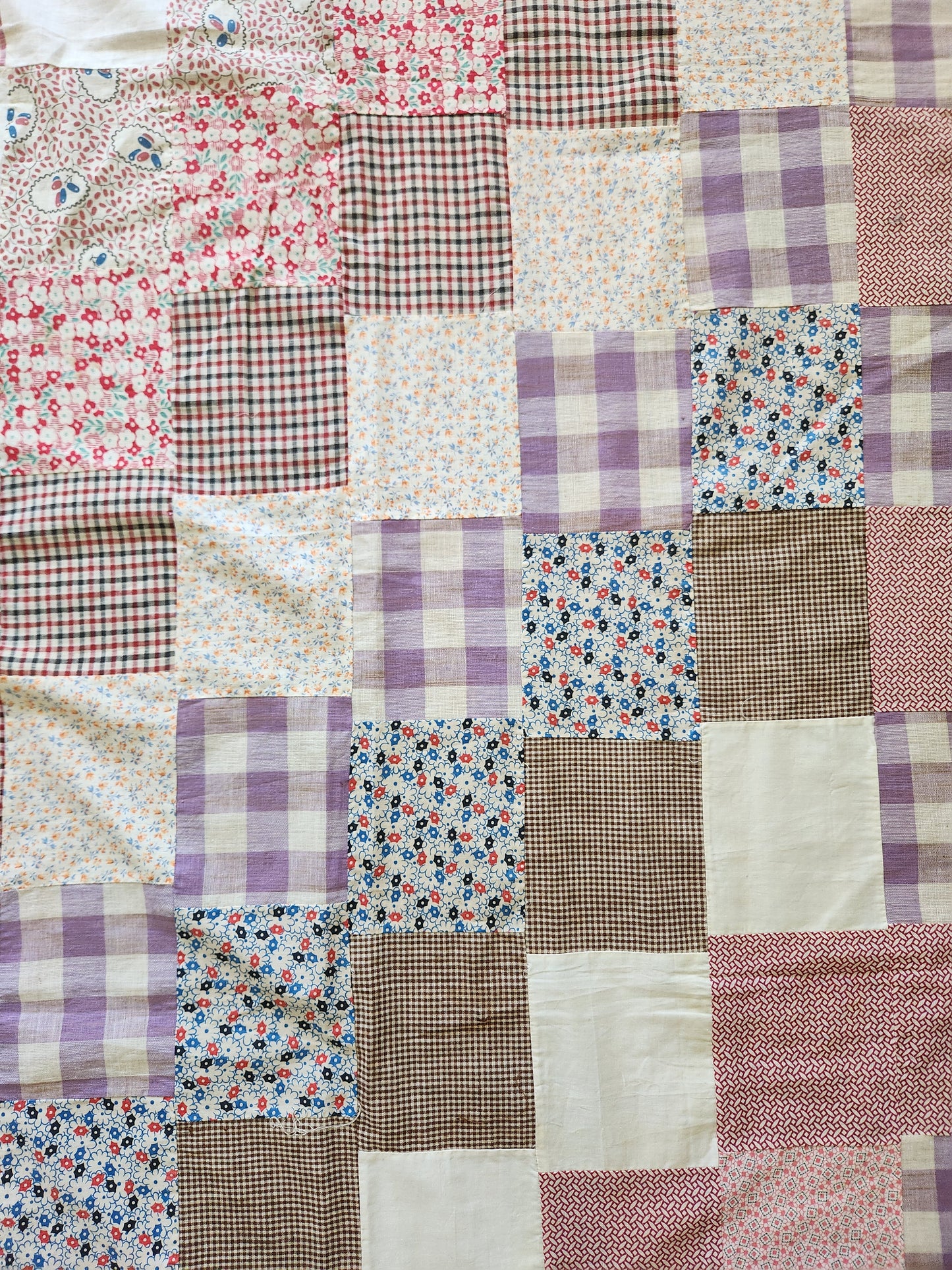 Vintage Patchwork Quilt Top