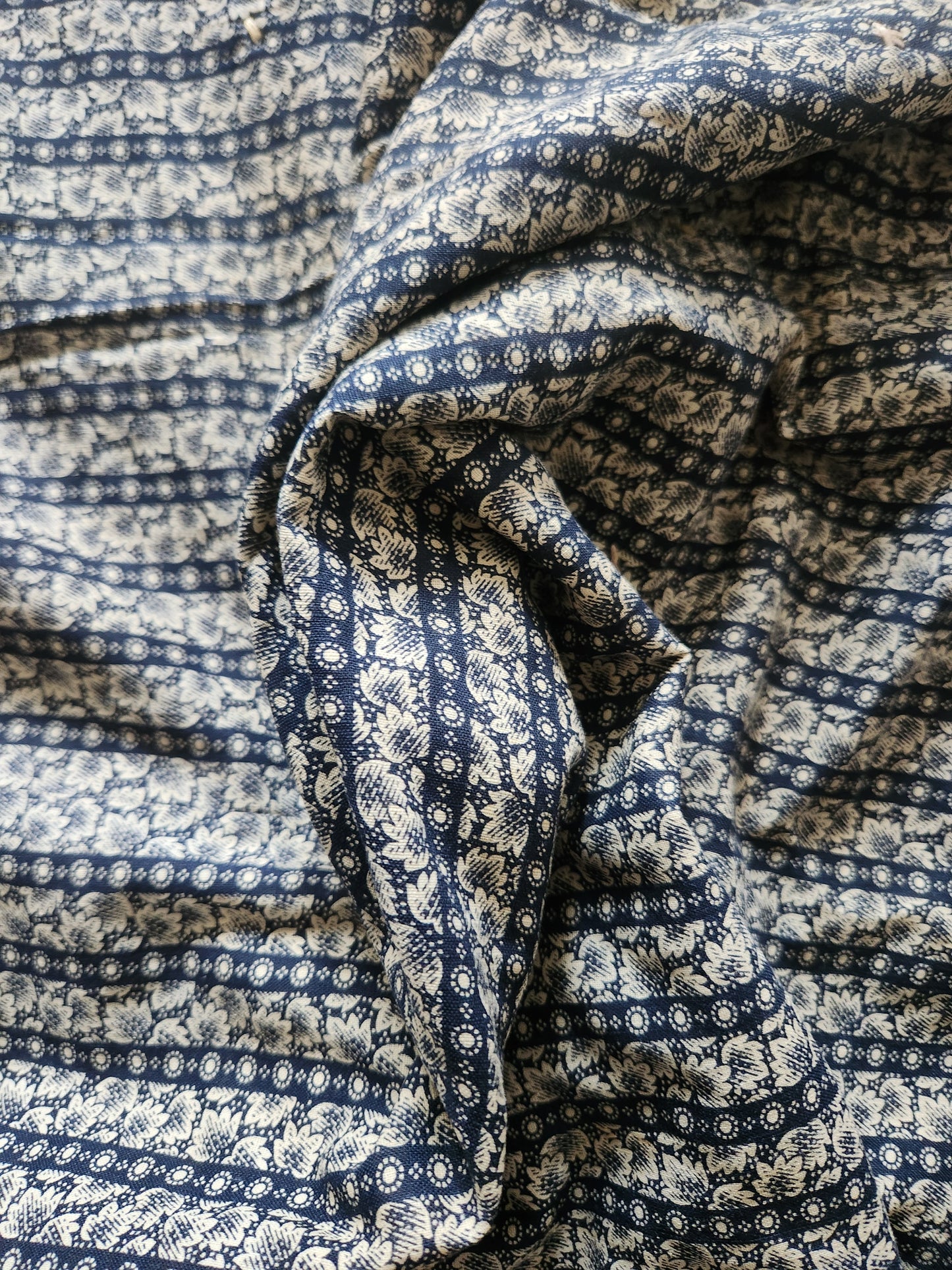 Antique Cotton Crazy Quilt c1890