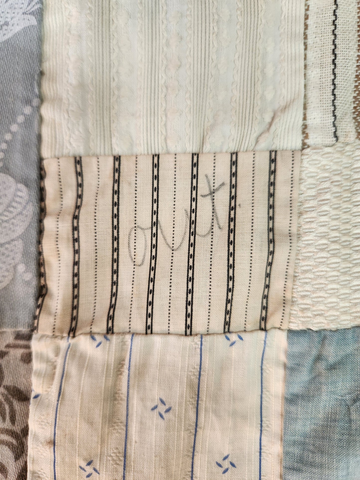 Salesman’s Samples Quilt Top
