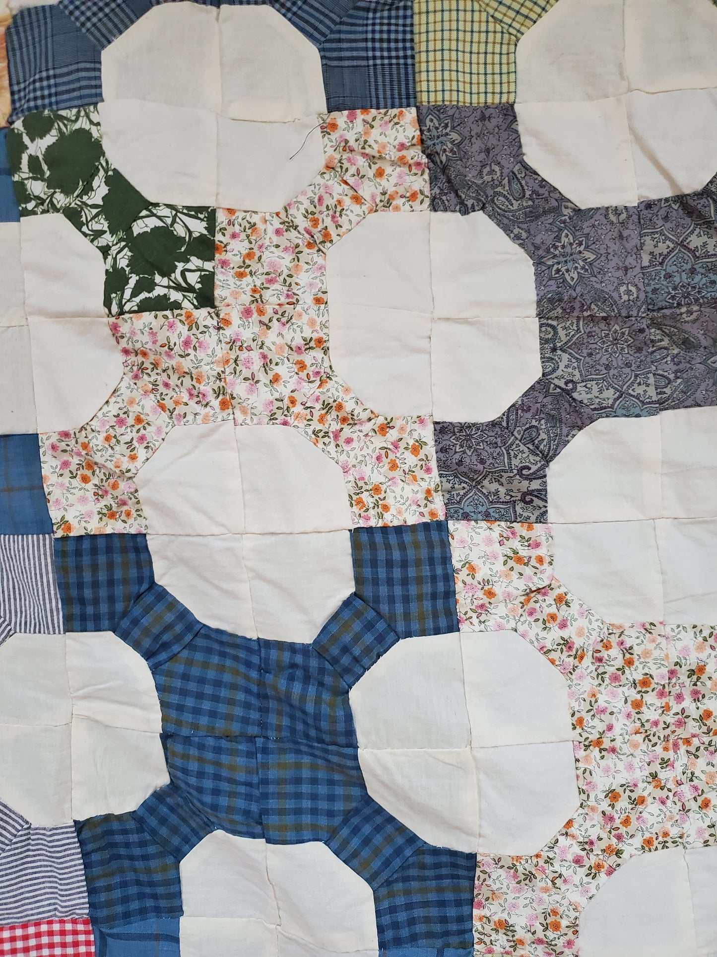 Vintage Snowball Quilt Top