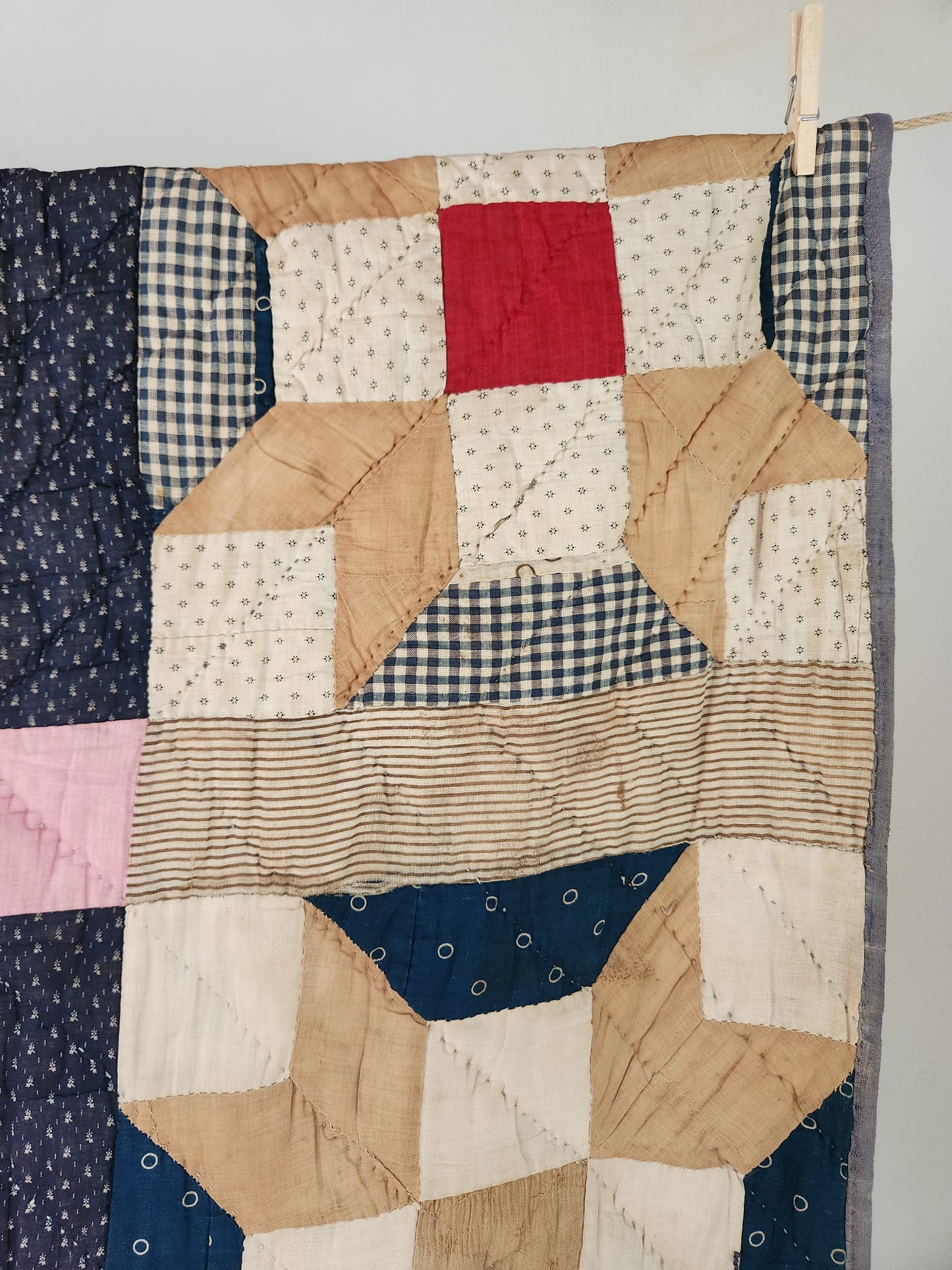 Primitive Patchwork Quilt c1900