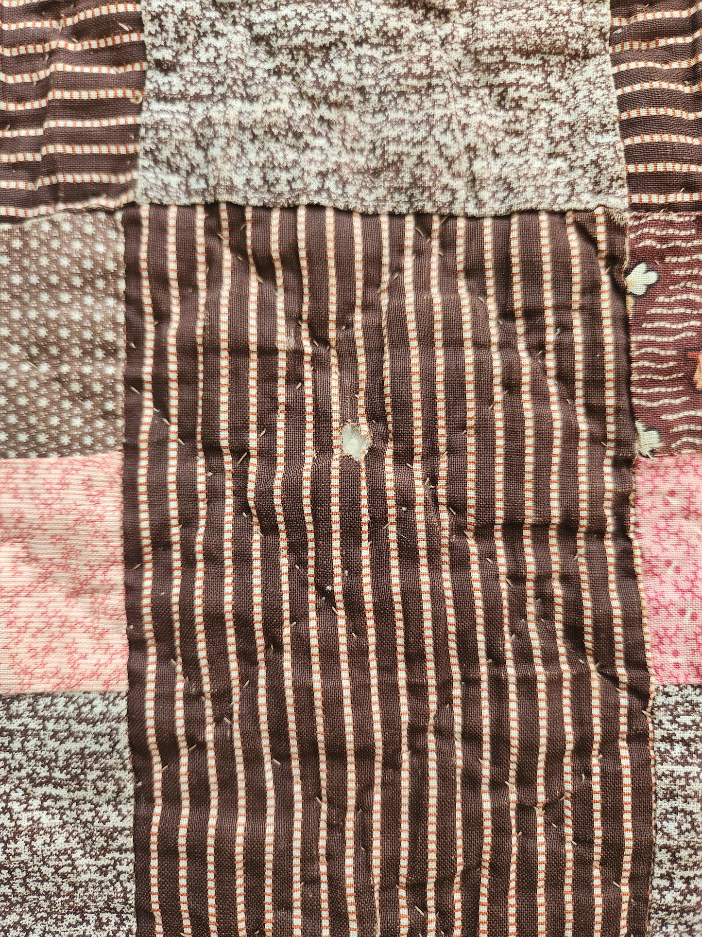 Antique Four Patch Quilt c1880