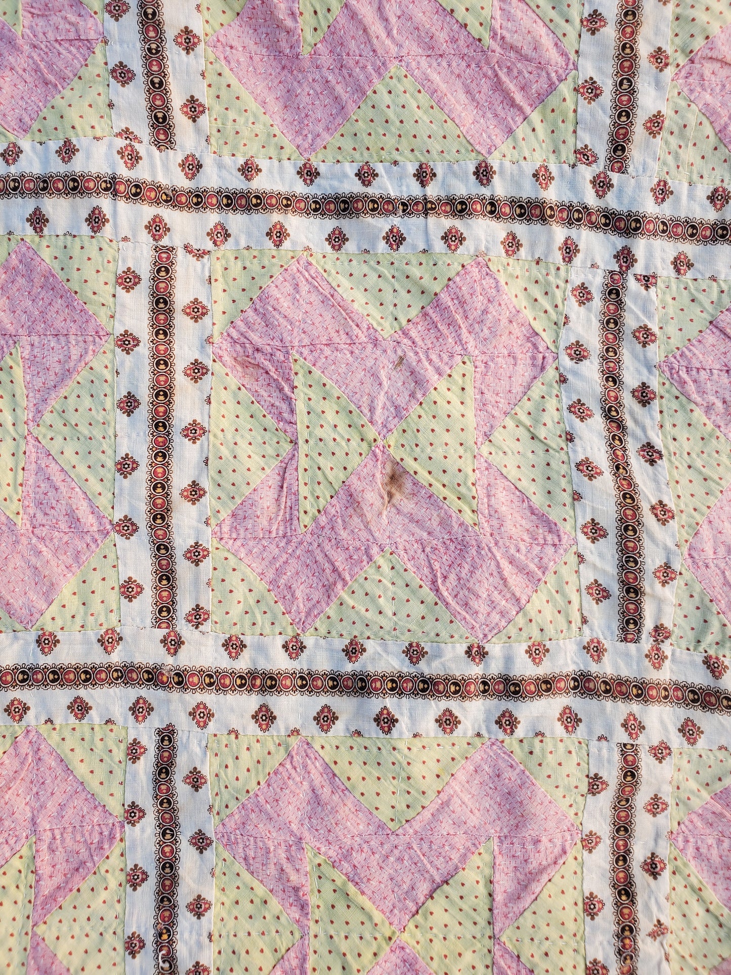 Double Pink Antique Quilt