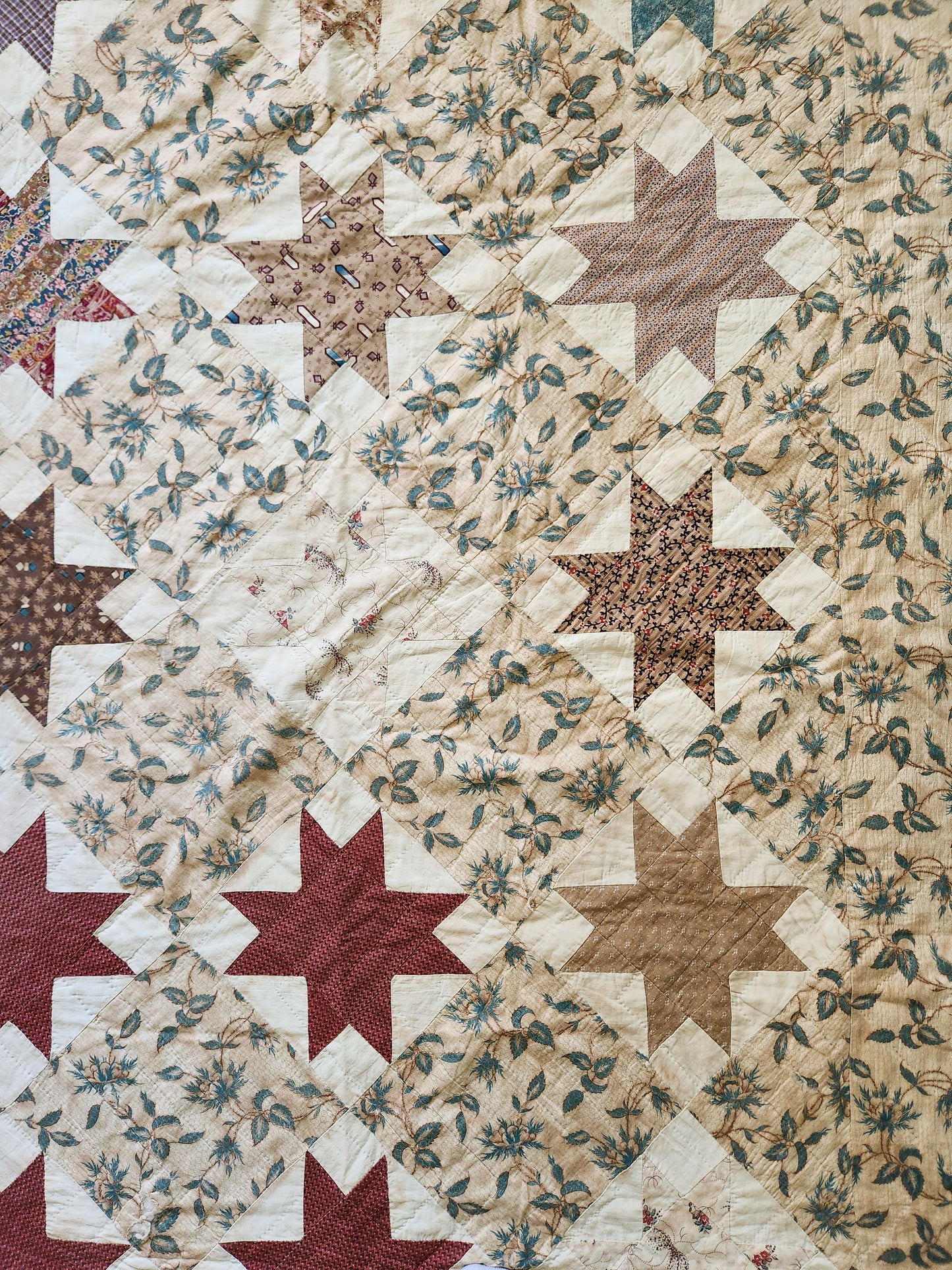 Mid 19th Century Star Quilt